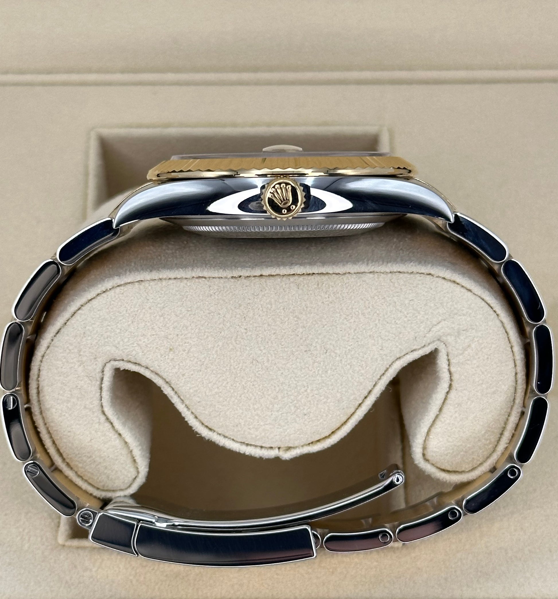 2023 Rolex Datejust 41mm 126333 Two-Tone Oyster Black Diamond Dial - MyWatchLLC