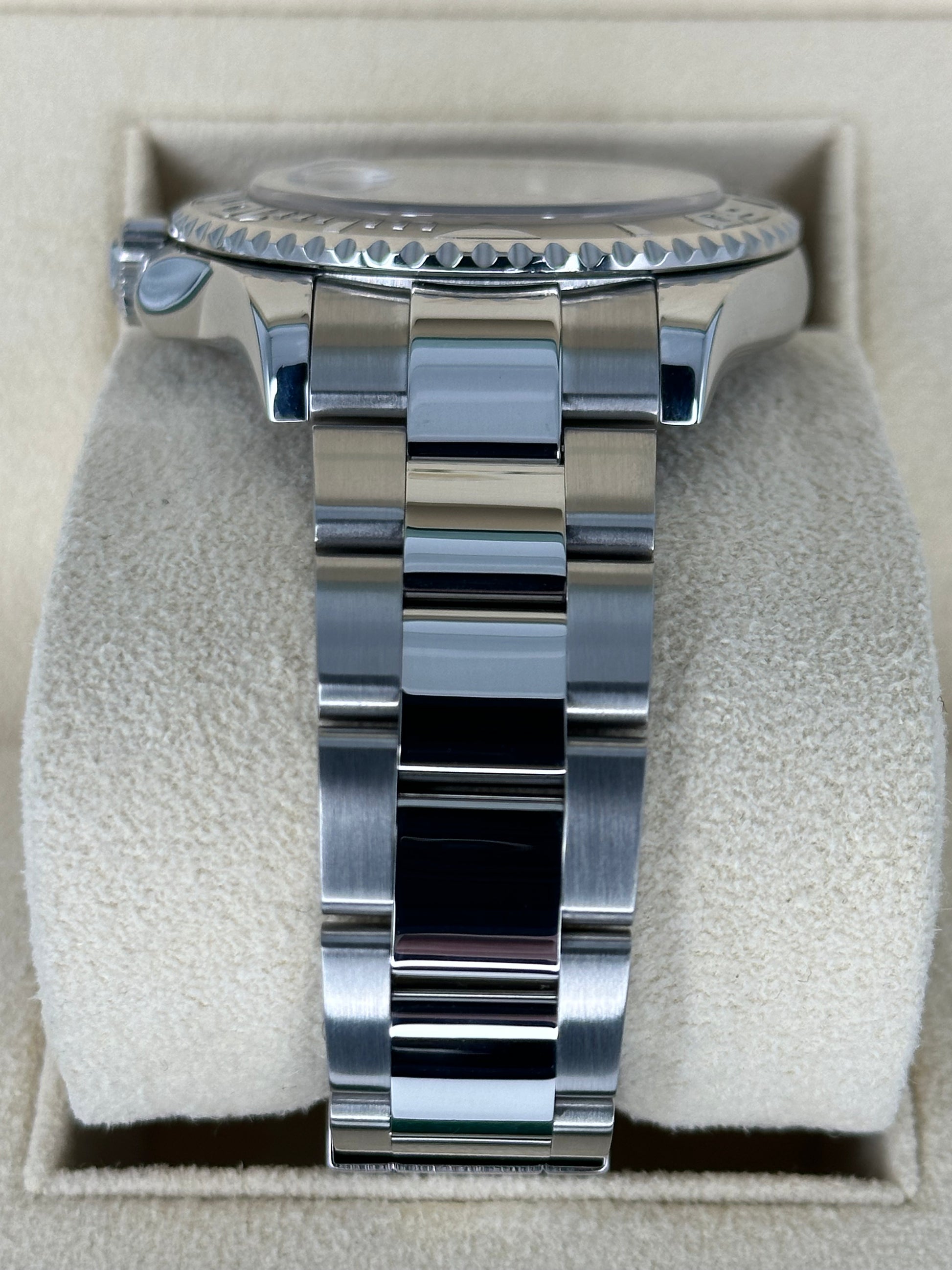 2004 Rolex Yacht-Master 40mm 16622 Stainless Steel Oyster Silver Dial - MyWatchLLC