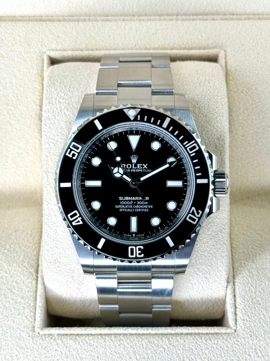 NEW 2023 Rolex Submariner 41mm 124060 Stainless Steel Black Dial - MyWatchLLC
