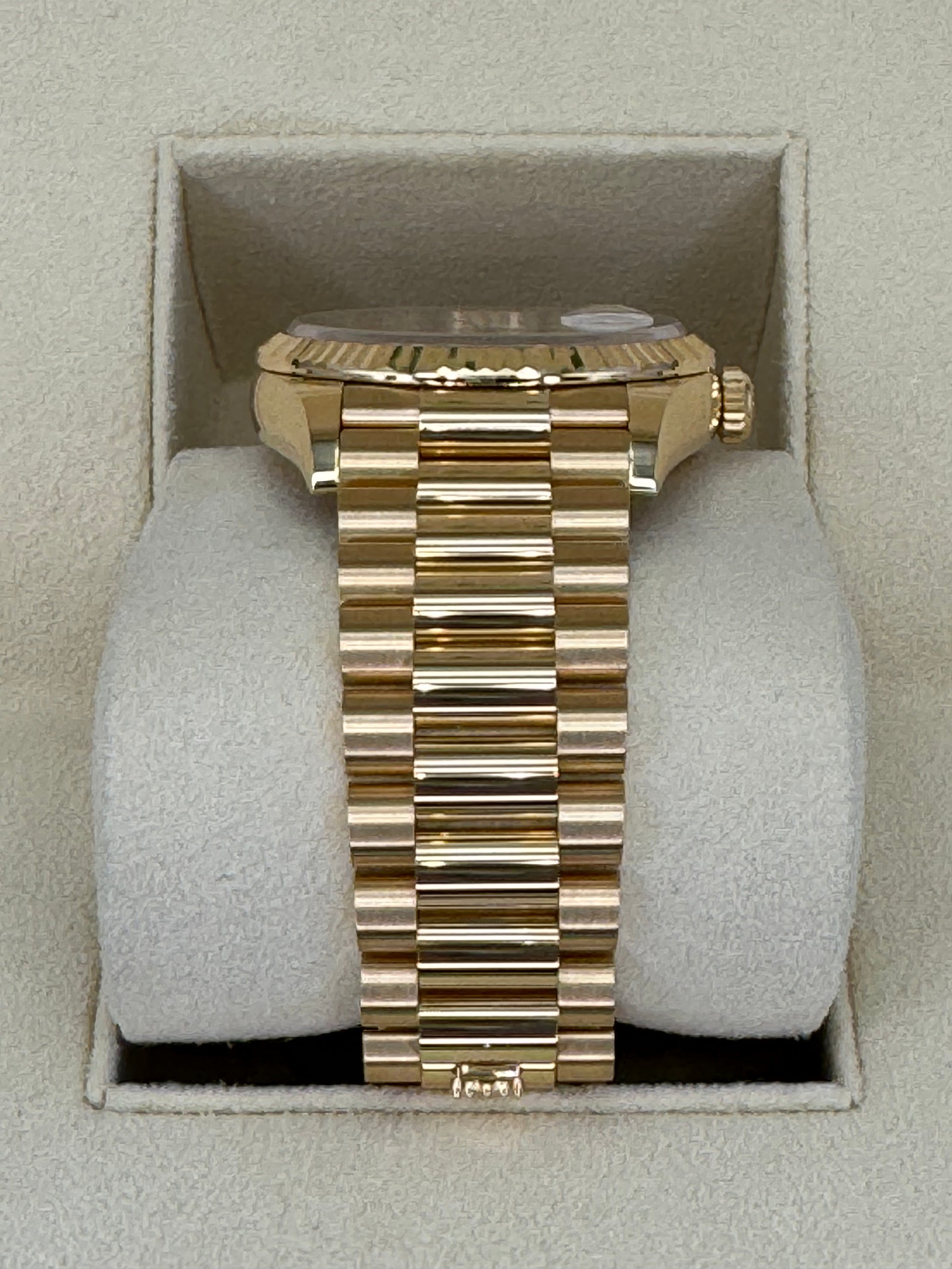 NEW 2023 Rolex Day-Date 36mm 128238 Presidential Champagne Diamond Dial - MyWatchLLC