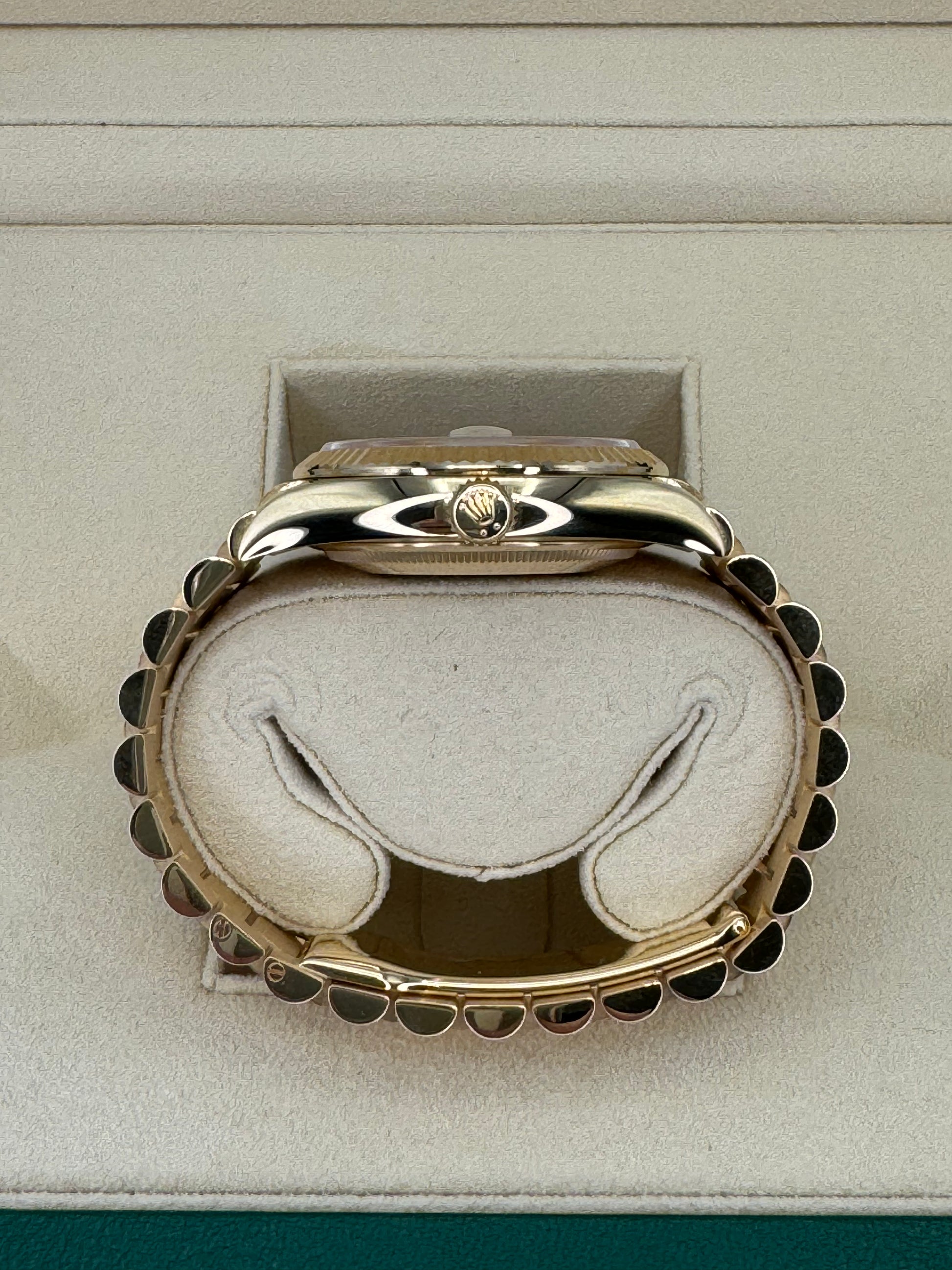 NEW 2023 Rolex Day-Date 36mm 128238 Presidential Champagne Diamond Dial - MyWatchLLC