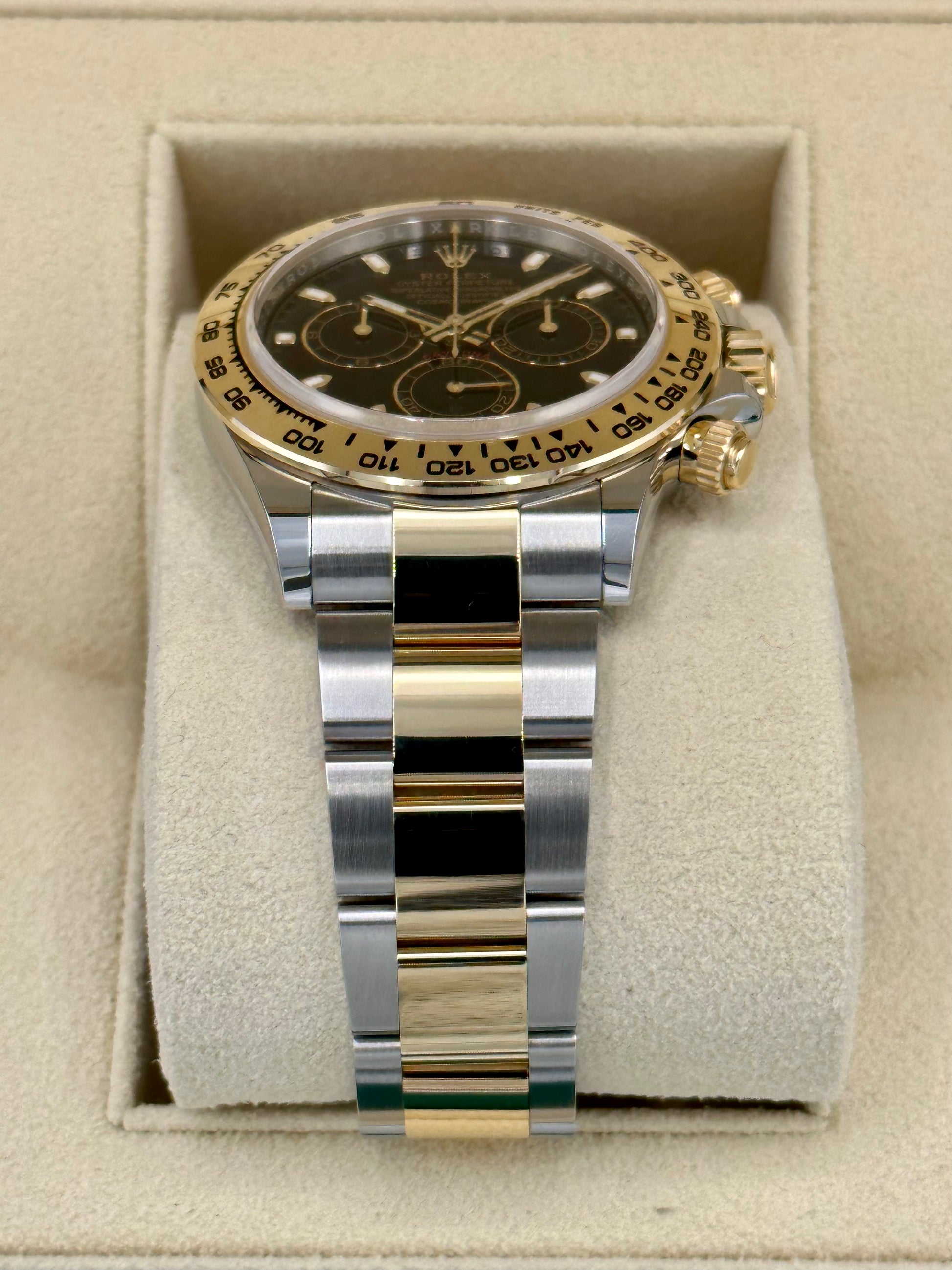 NEW 2023 Daytona 40mm 116503 Two-Tone Black Index Dial - MyWatchLLC