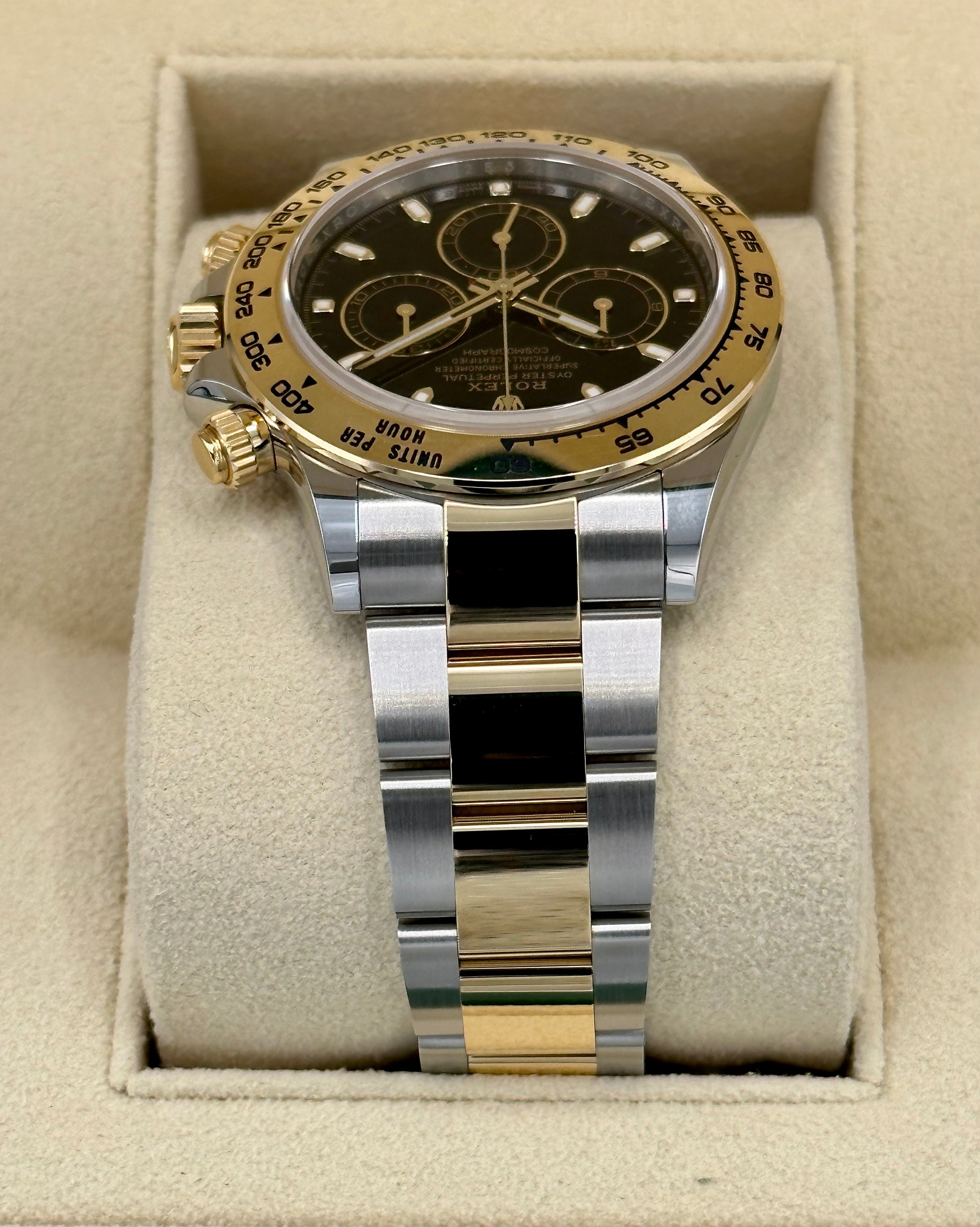 NEW 2023 Daytona 40mm 116503 Two-Tone Black Index Dial - MyWatchLLC