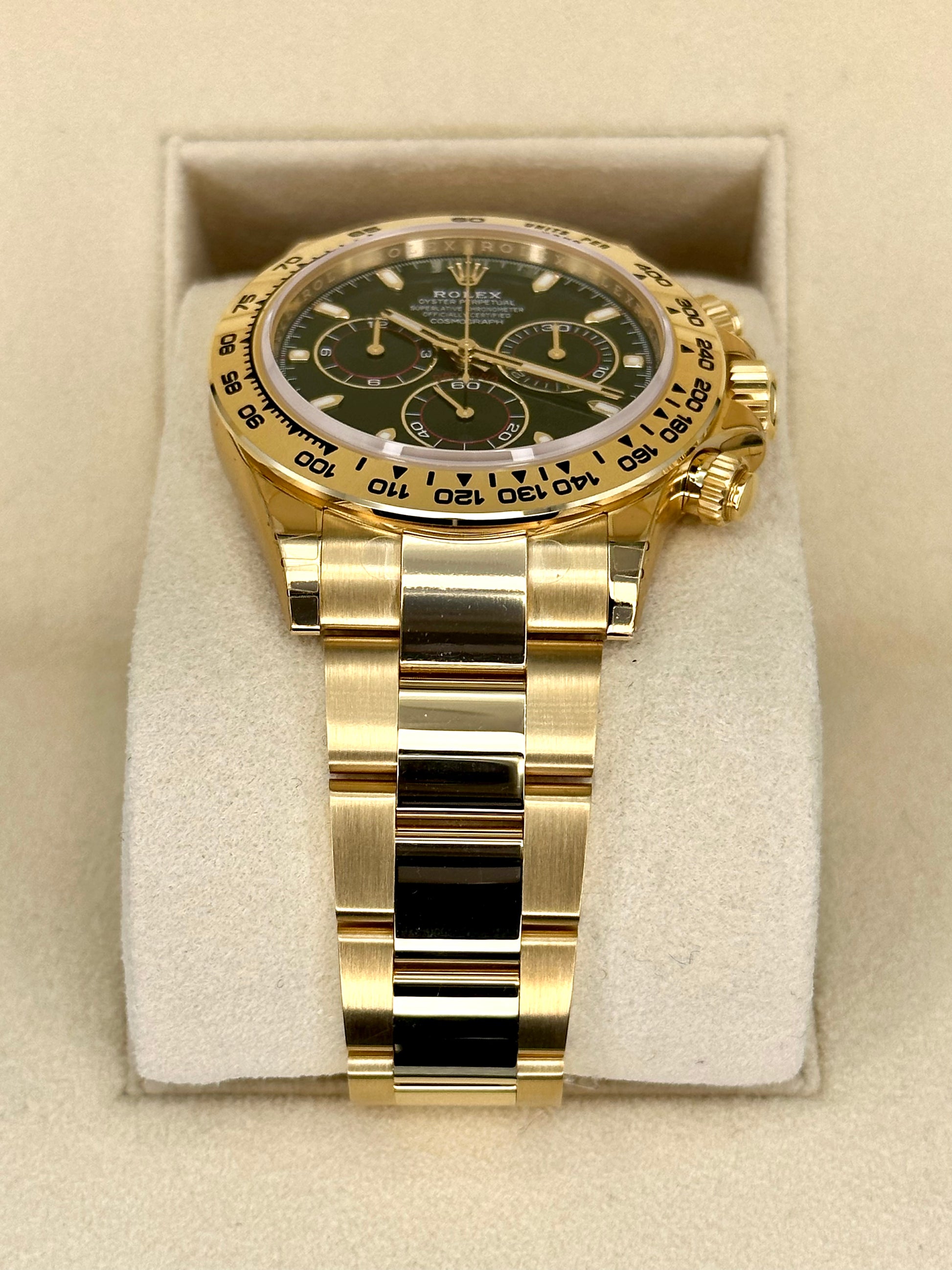NEW 2021 Rolex Daytona "John Mayer" 40mm 116508 Yellow Gold Green Dial - MyWatchLLC