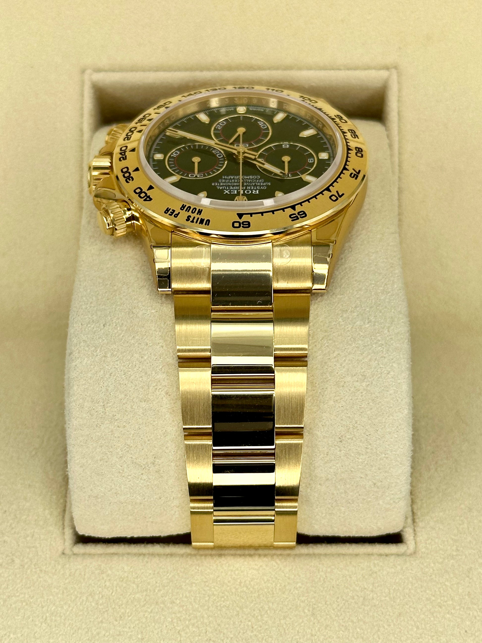 NEW 2021 Rolex Daytona "John Mayer" 40mm 116508 Yellow Gold Green Dial - MyWatchLLC