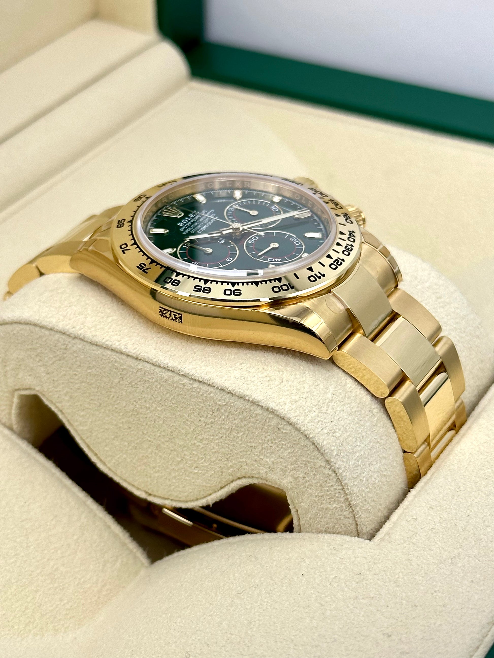 NEW 2021 Rolex Daytona "John Mayer" 40mm 116508 Yellow Gold Green Dial - MyWatchLLC