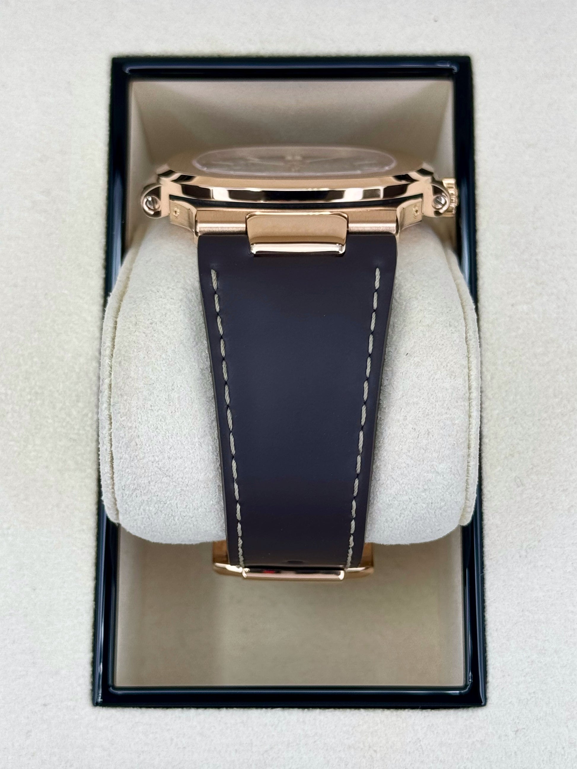 2019 Patek Philippe Nautilus 40mm 5712R Rose Gold Brown Dial - MyWatchLLC