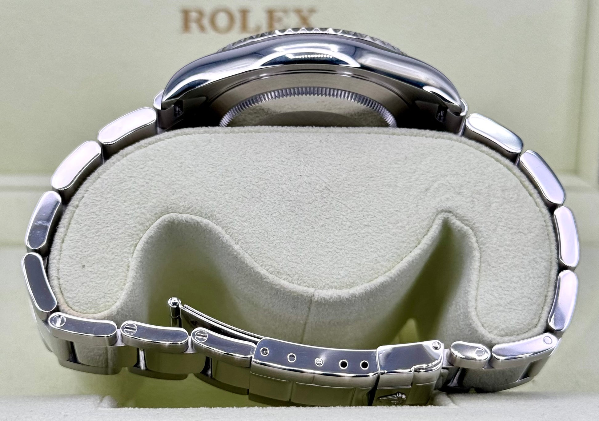 2014 Rolex Yacht-Master 40mm 16622 Platinum Bezel Silver Dial - MyWatchLLC