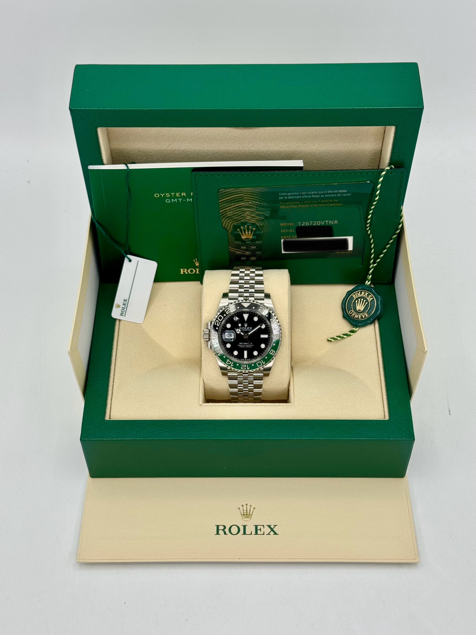 2024 Rolex GMT-Master II "Sprite" 40mm 126720VTNR Jubilee - MyWatchLLC