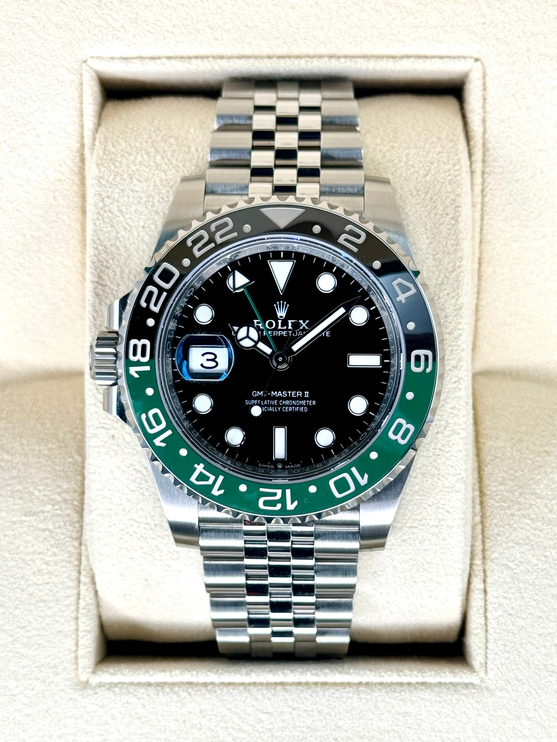 2024 Rolex GMT-Master II "Sprite" 40mm 126720VTNR Jubilee - MyWatchLLC