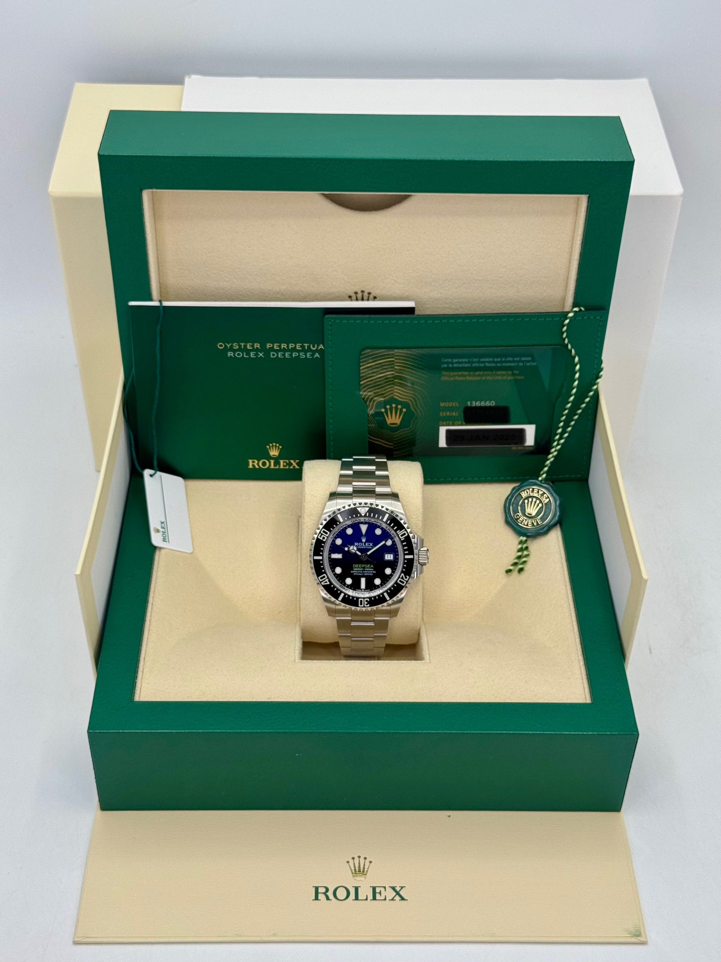 NEW 2025 Rolex Deepsea "James Cameron" 44mm 136660 Blue Dial - MyWatchLLC