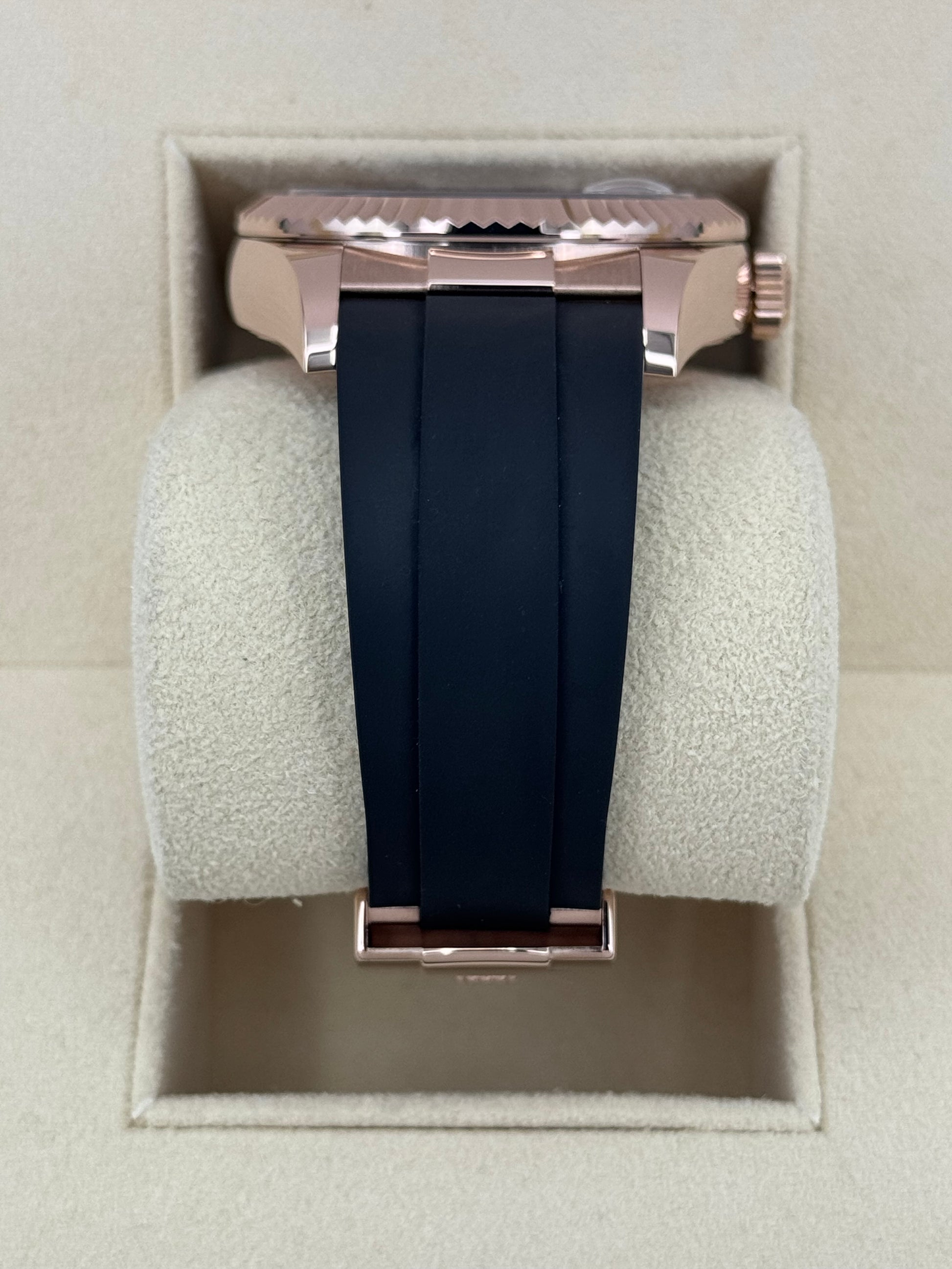 2022 Rolex Sky-Dweller 42mm 326235 Rose Gold Oysterflex Chocolate Dial - MyWatchLLC