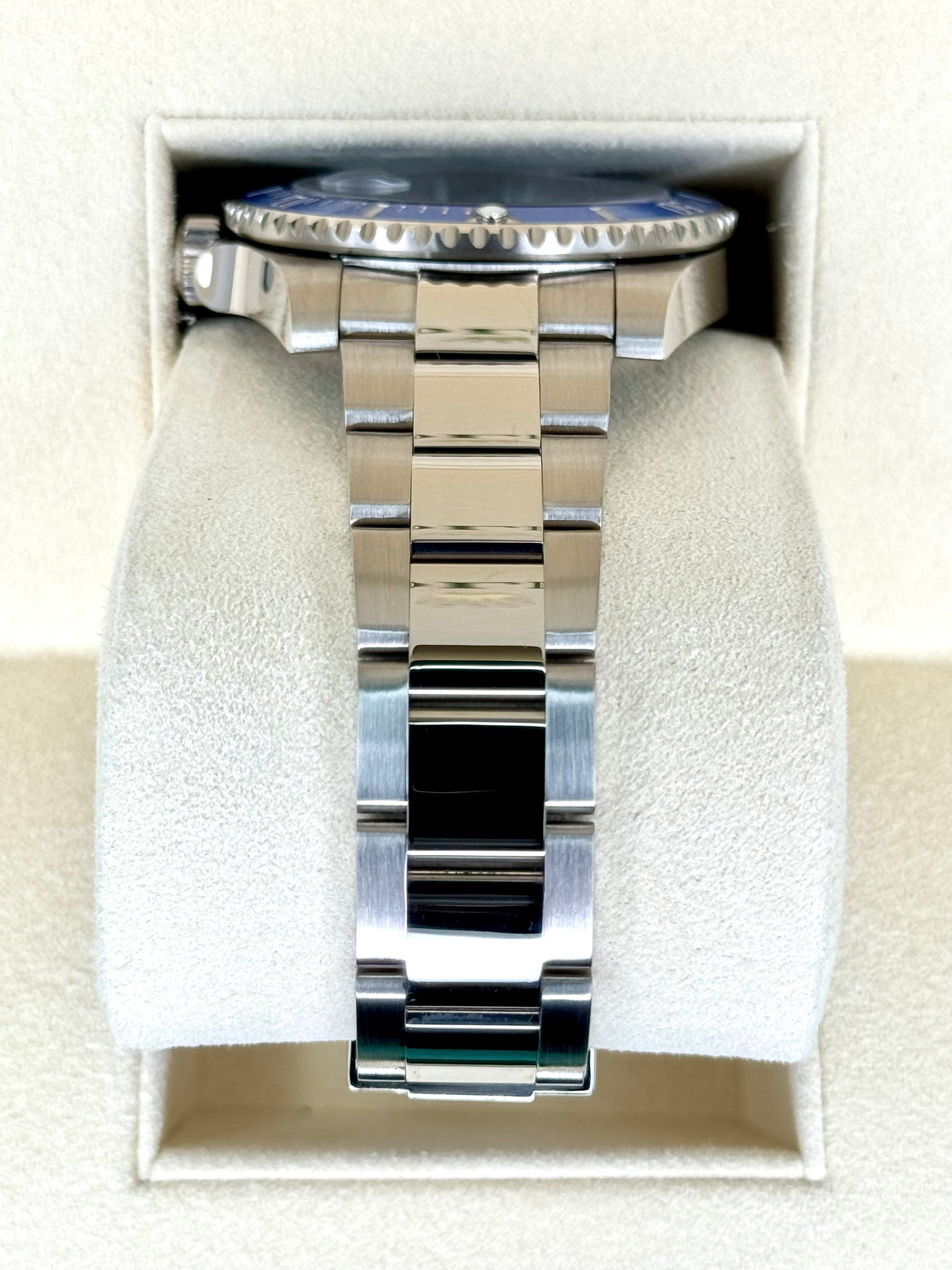 2018 Rolex Submariner "Smurf" 40mm 116619LB White Gold Blue Dial - MyWatchLLC