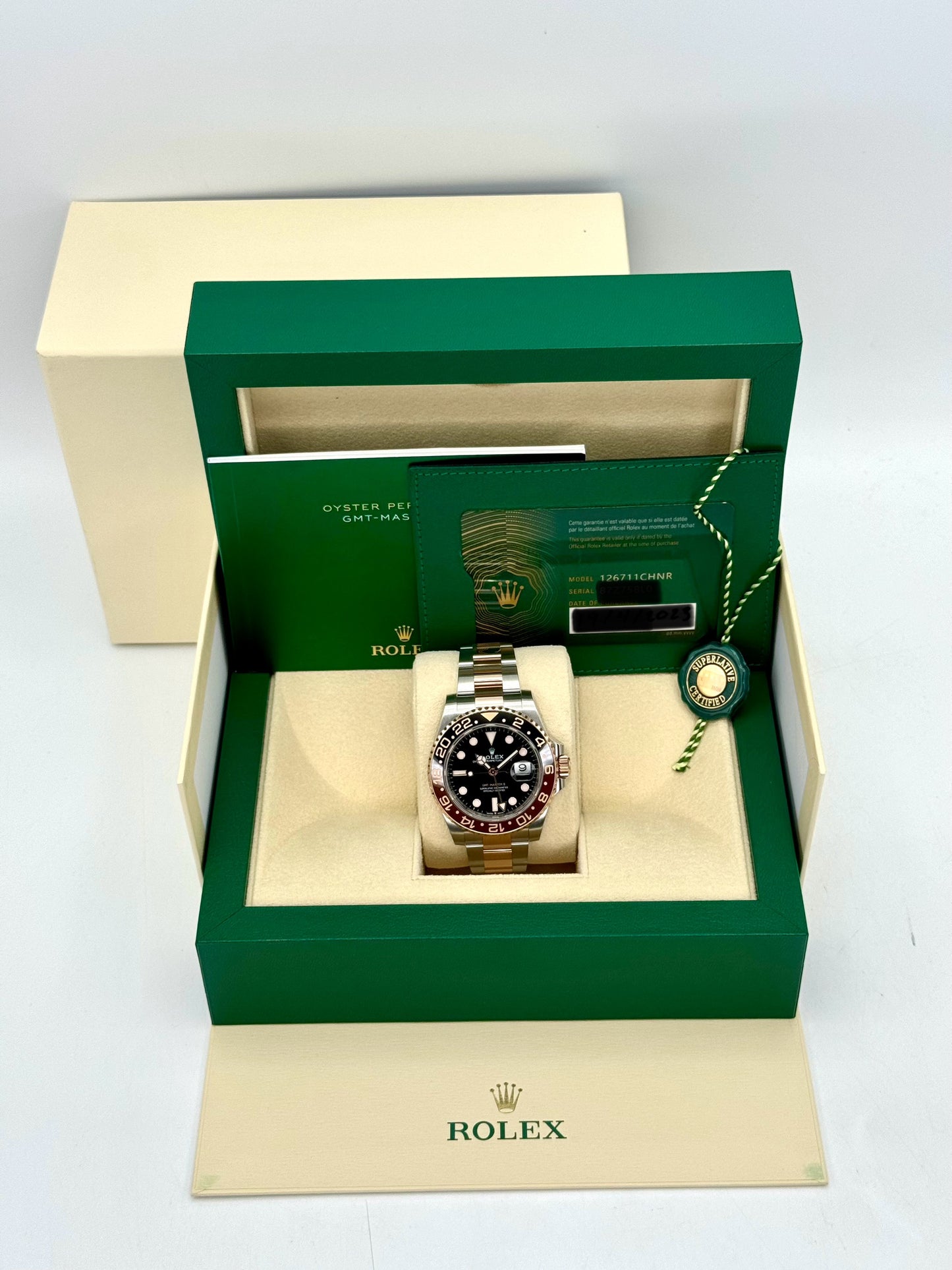 2023 Rolex GMT-Master II "Rootbeer" 40mm 126711CHNR Two-Tone - MyWatchLLC