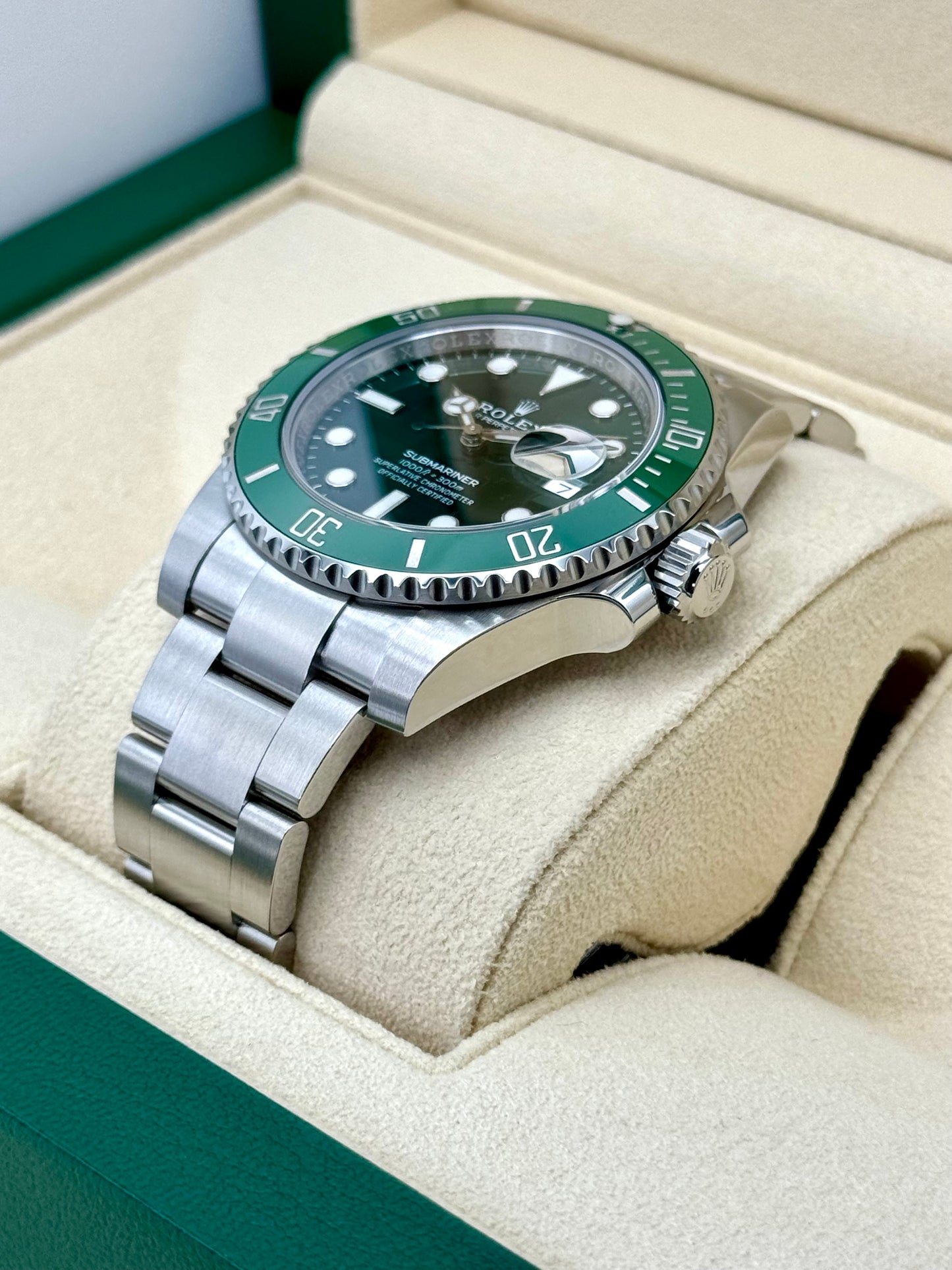 2018 Rolex Submariner “Hulk” 40mm 116610LV Green Dial - MyWatchLLC