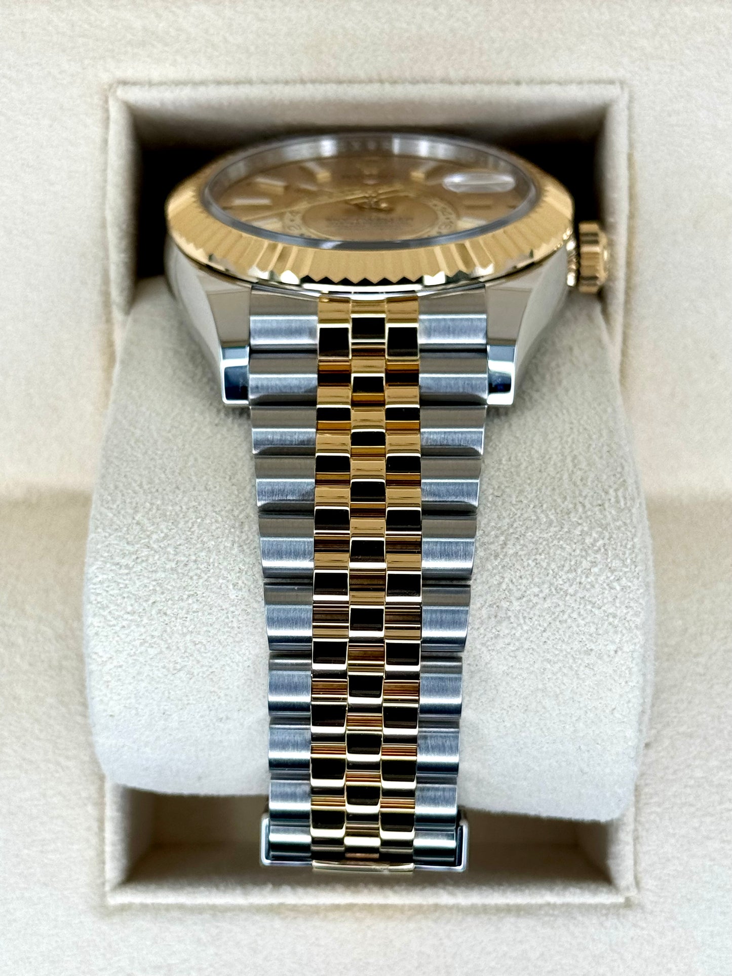 NEW 2024 Rolex Sky-Dweller 42mm 336933 Jubilee Champagne Dial - MyWatchLLC