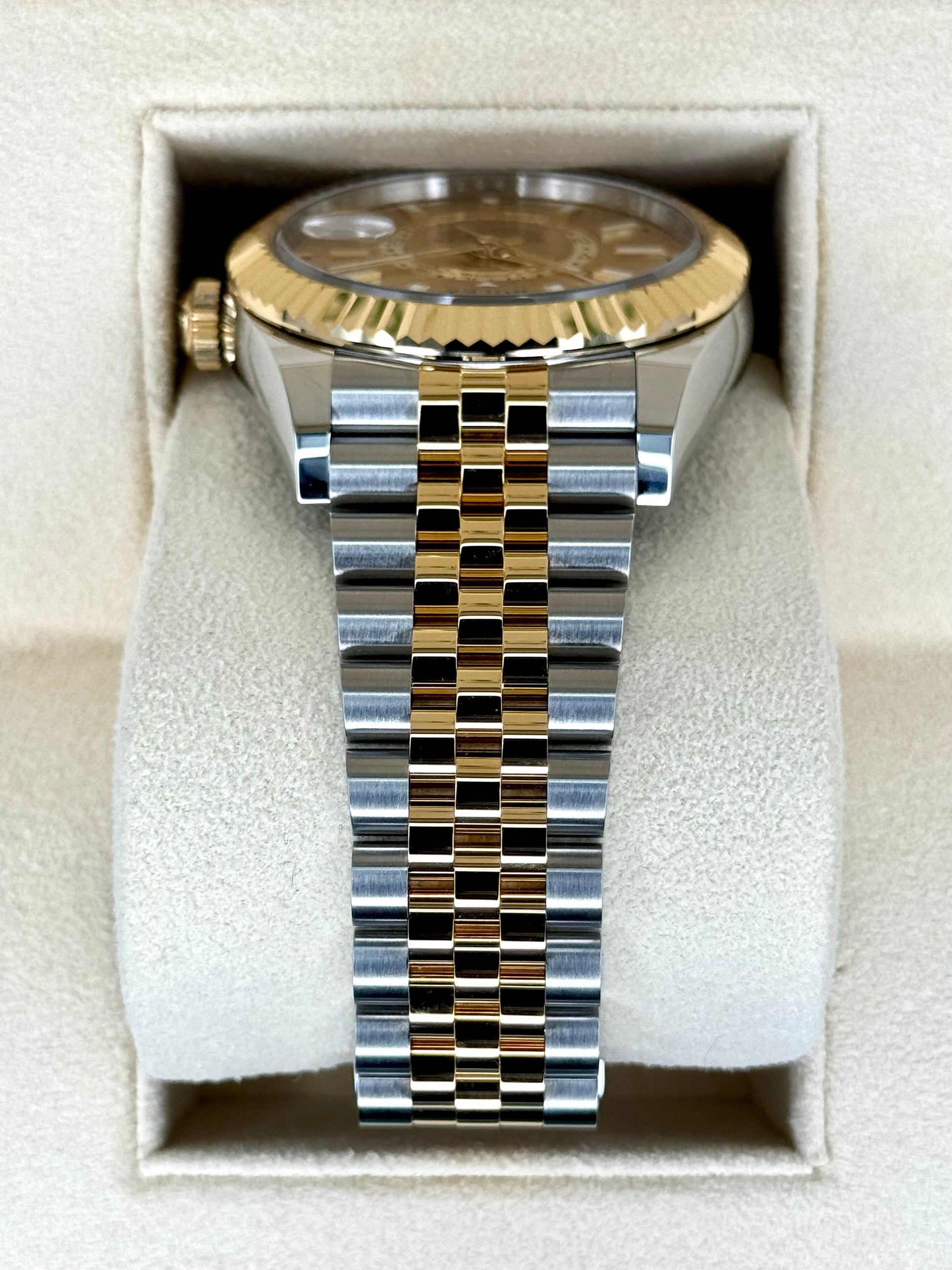 NEW 2024 Rolex Sky-Dweller 42mm 336933 Jubilee Champagne Dial - MyWatchLLC