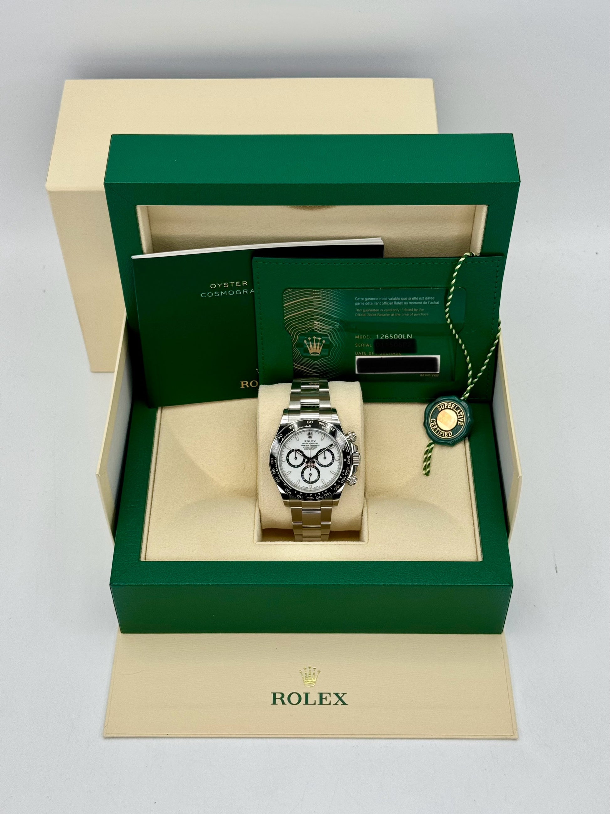 NEW Rolex Daytona 126500LN Steel Panda NEWEST VERSION JUST RELEASED - MyWatchLLC