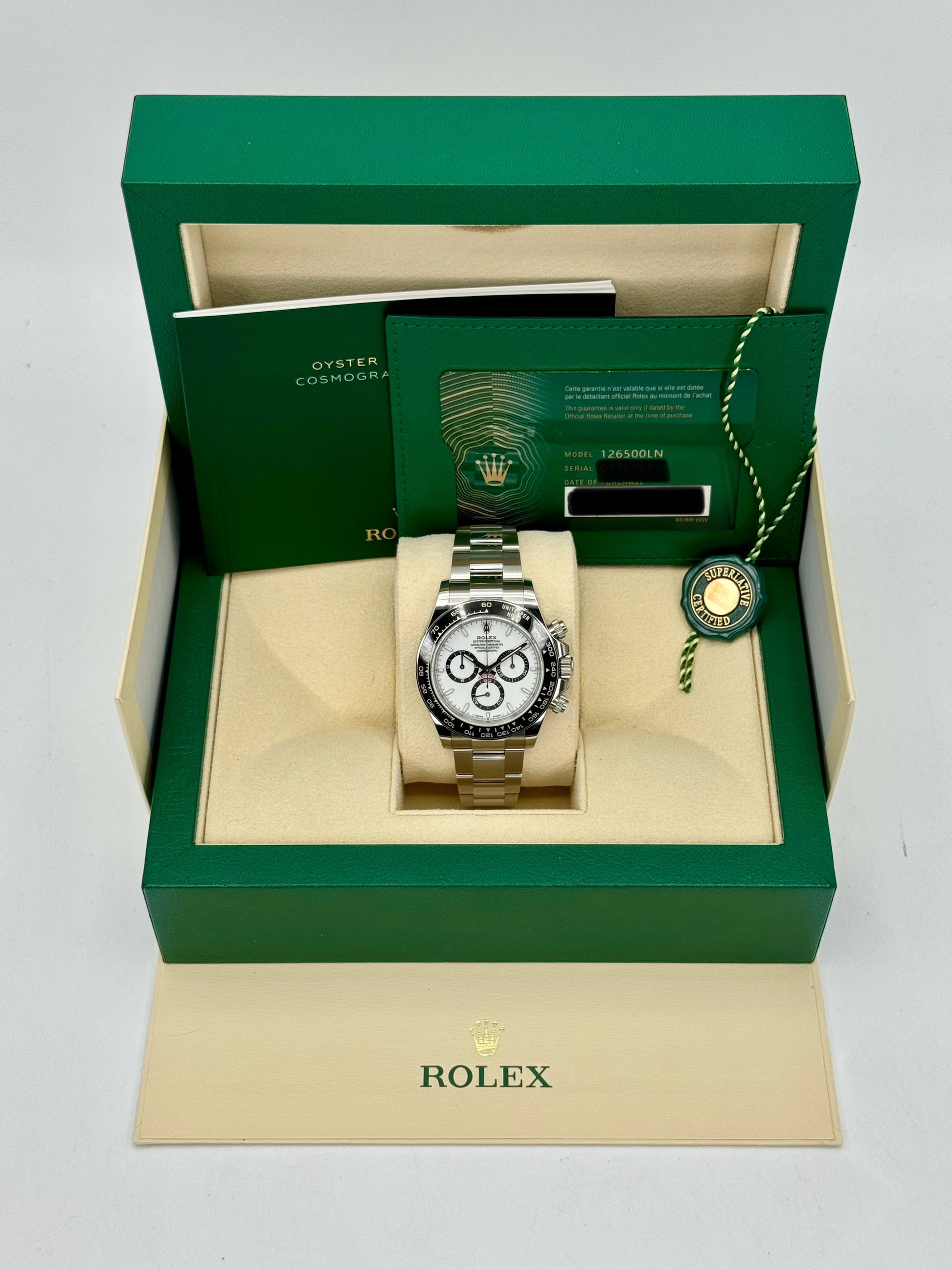 NEW Rolex Daytona 126500LN Steel Panda NEWEST VERSION JUST RELEASED - MyWatchLLC