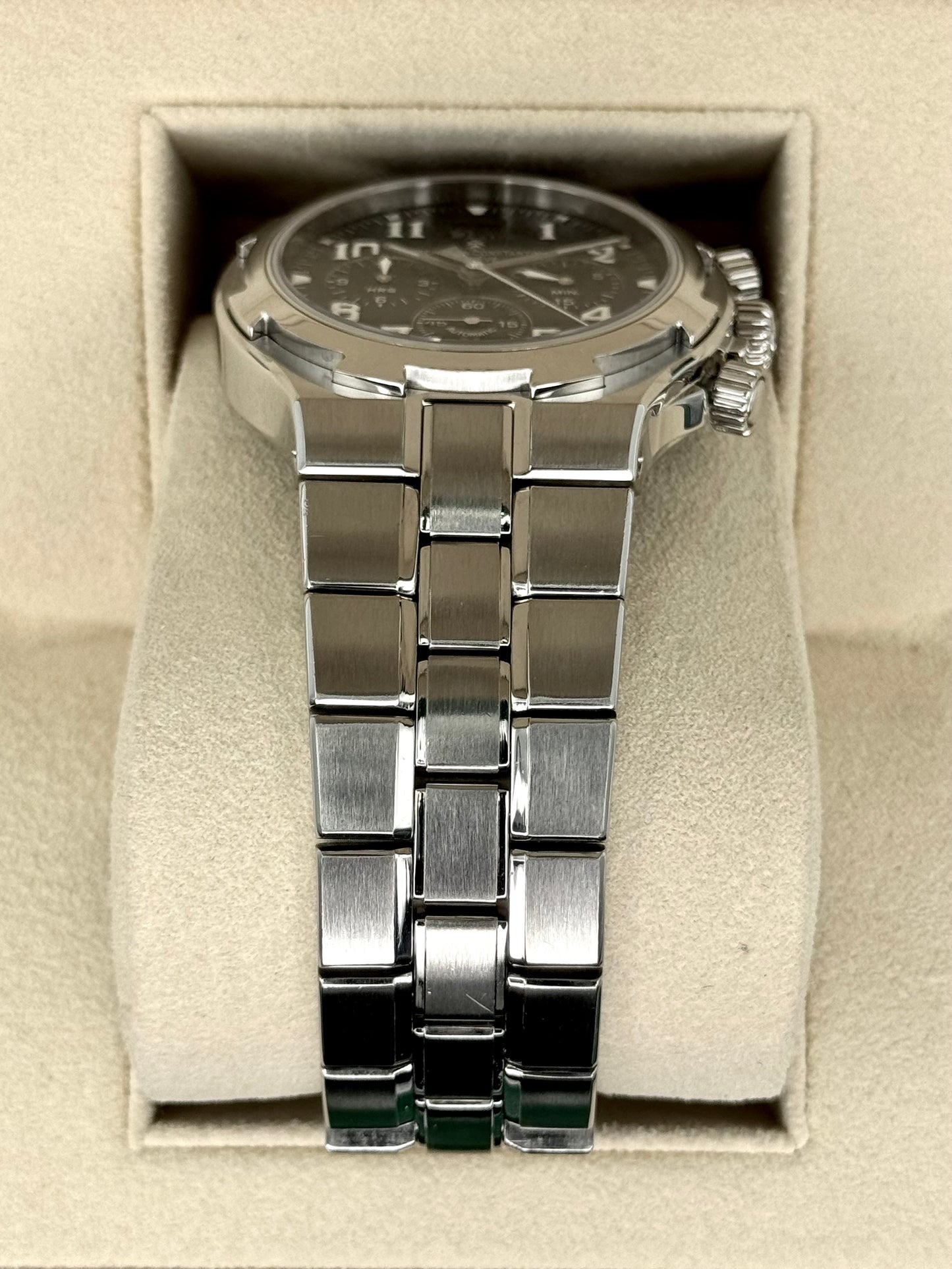 Vacheron Constantin Overseas Chrono 40mm 49140/423A-8886 Black Dial - MyWatchLLC