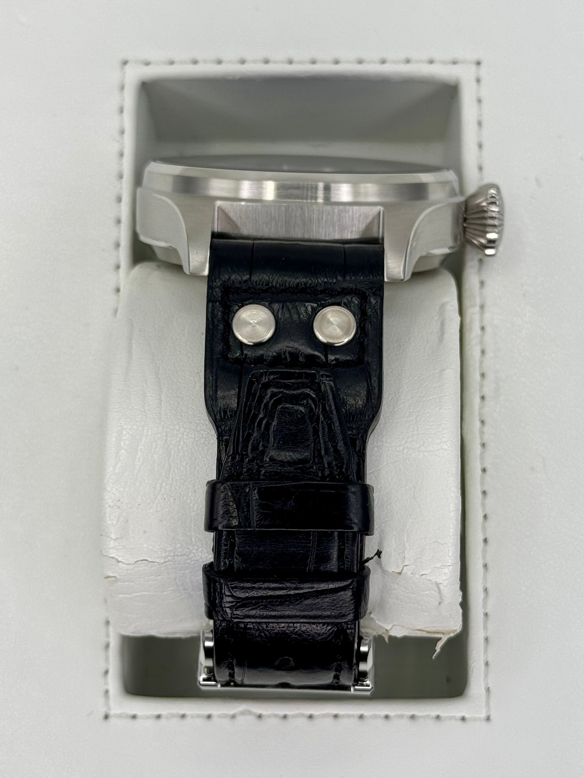 2010 IWC Big Pilot 46mm IW500401 Stainless Steel Black Dial - MyWatchLLC