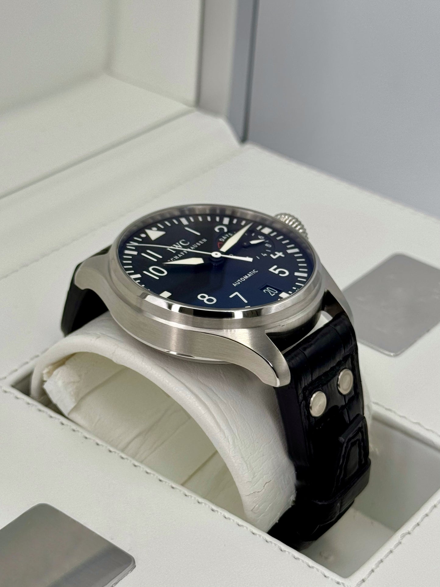2010 IWC Big Pilot 46mm IW500401 Stainless Steel Black Dial