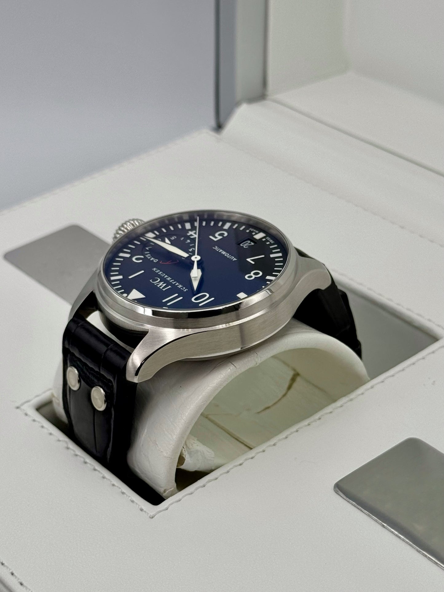 2010 IWC Big Pilot 46mm IW500401 Stainless Steel Black Dial
