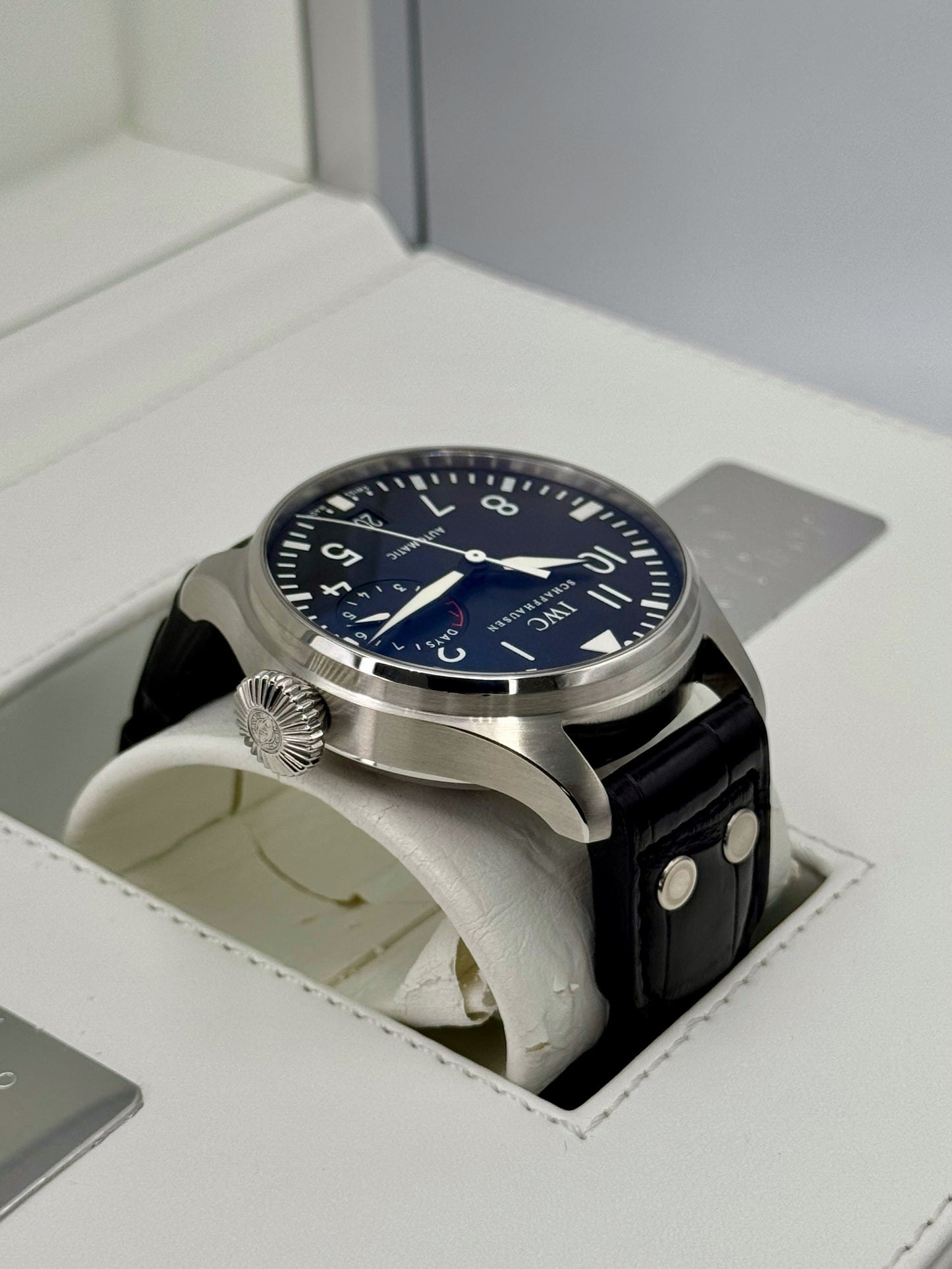 2010 IWC Big Pilot 46mm IW500401 Stainless Steel Black Dial
