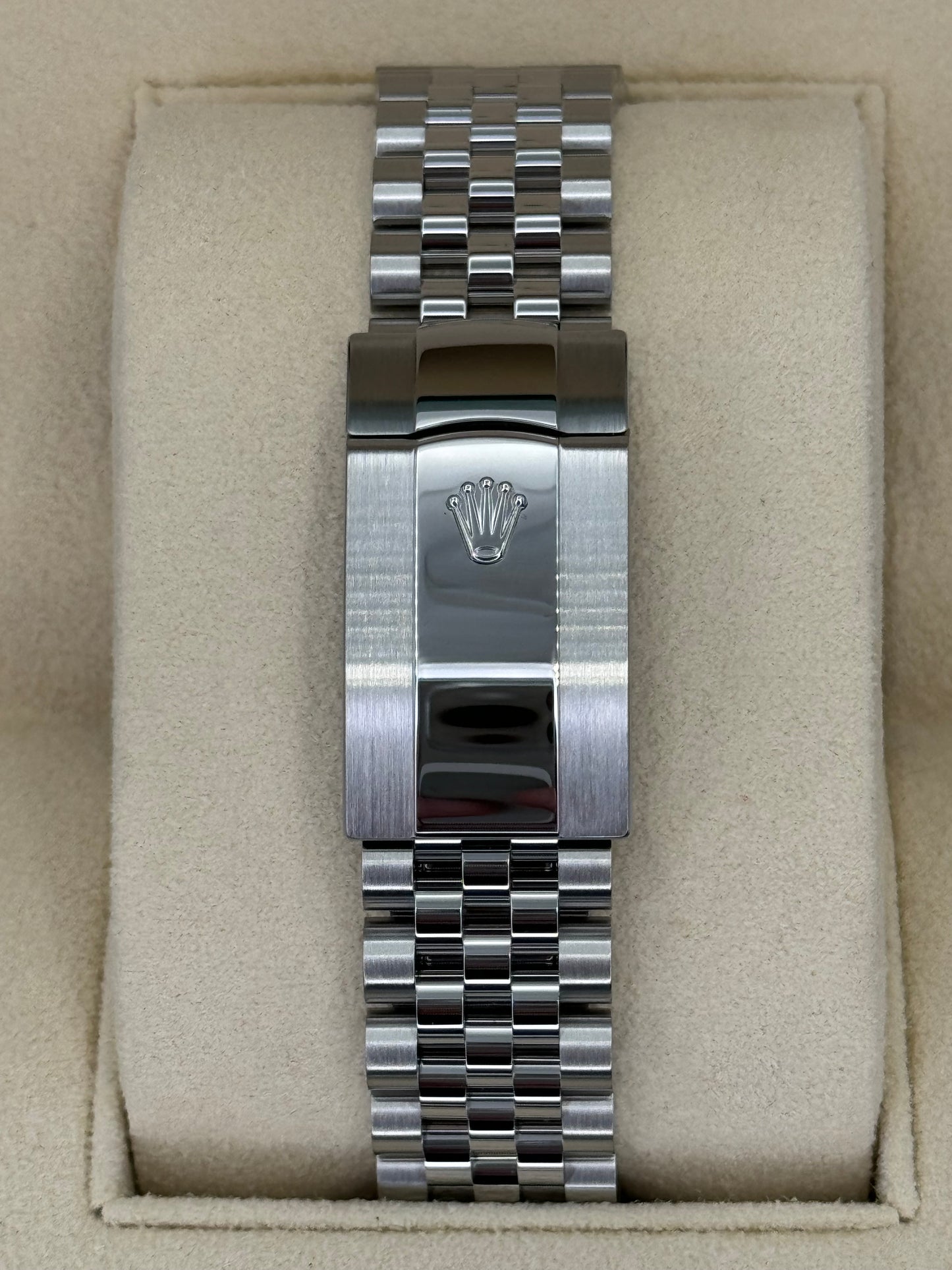 2023 Rolex Datejust 41mm 126334 Steel Jubilee Grey 10 Diamond Dial - MyWatchLLC