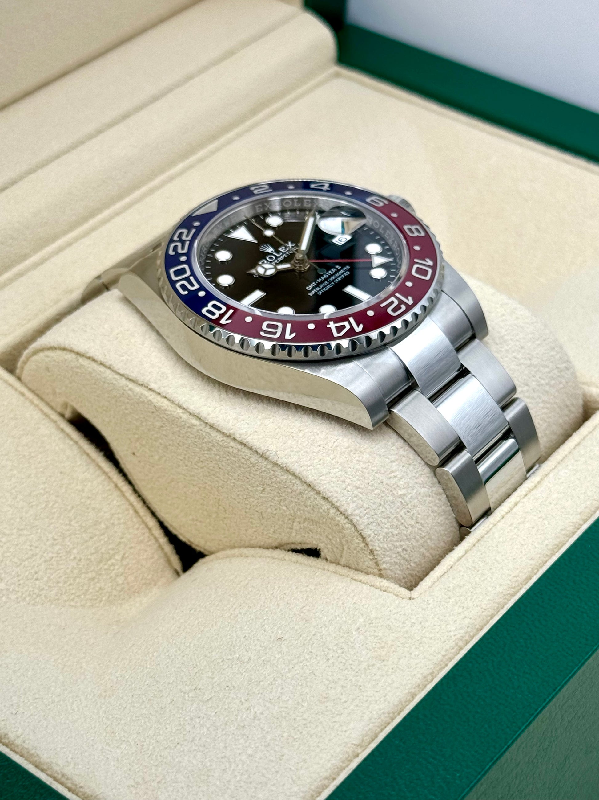 NEW 2024 Rolex GMT-Master II "Pepsi" 40mm 126710BLRO Oyster - MyWatchLLC