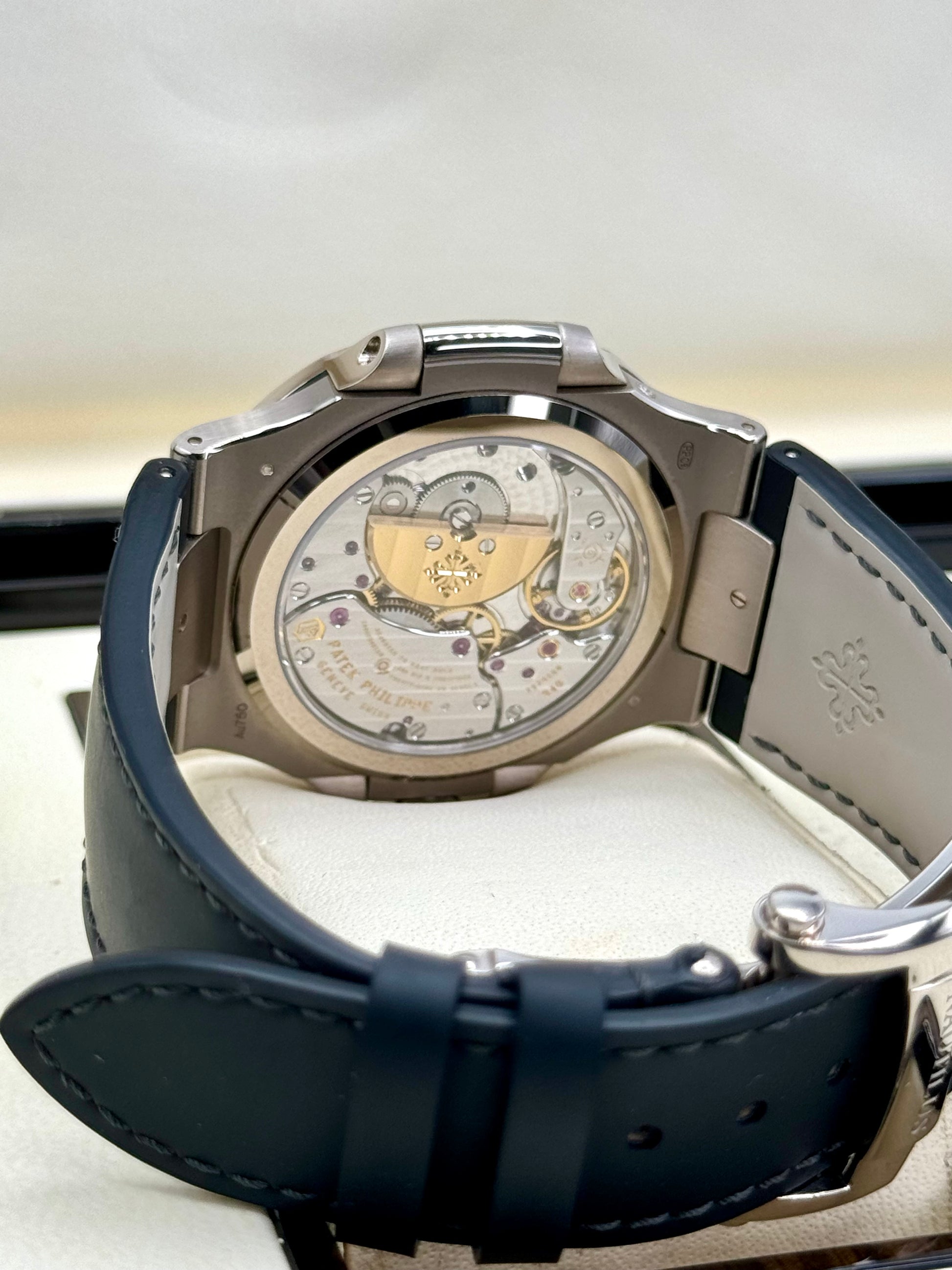 2023 Patek Philippe Nautilus 40mm 5712G White Gold Grey Dial - MyWatchLLC