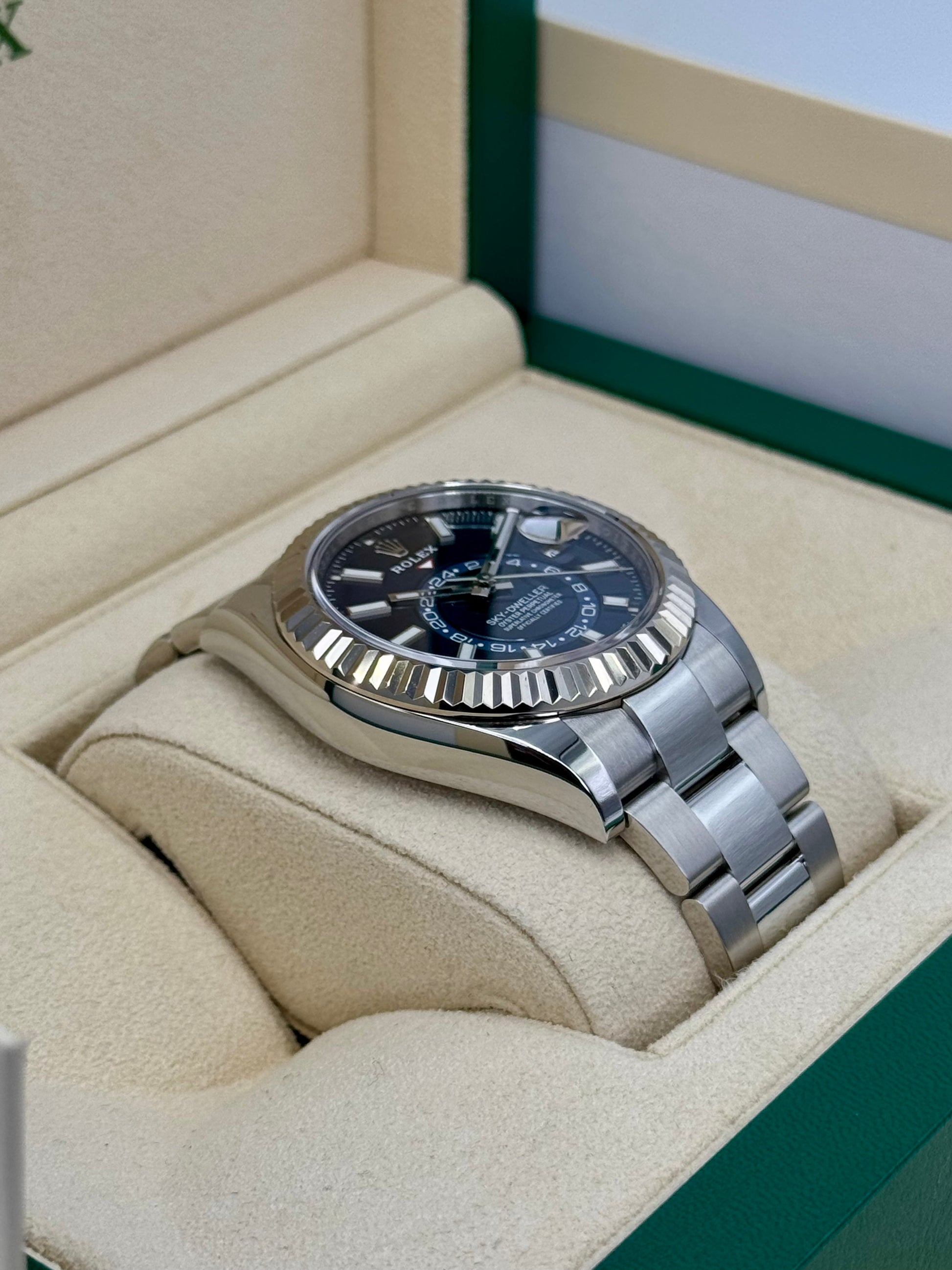 2022 Rolex Sky-Dweller 42mm 326934 Oyster Blue Dial - MyWatchLLC