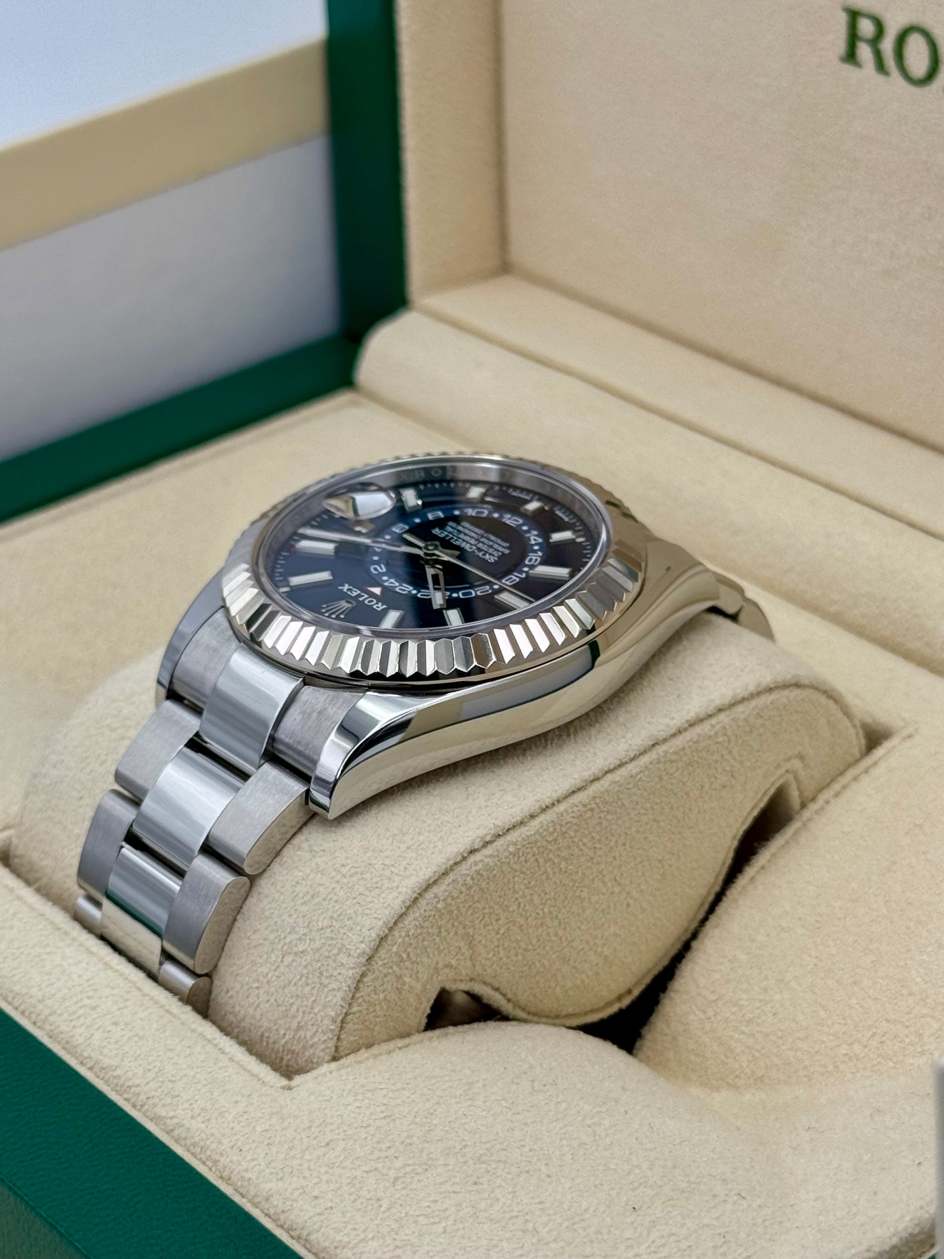 2022 Rolex Sky-Dweller 42mm 326934 Oyster Blue Dial - MyWatchLLC