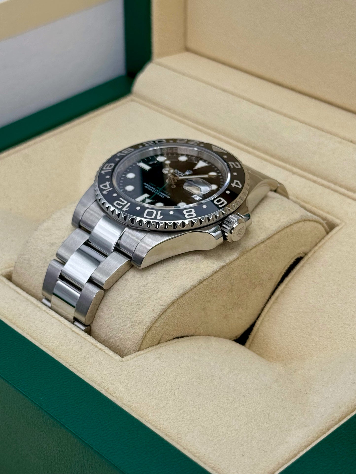 2017 Rolex GMT-Master II 40mm 116710LN Stainless Steel Black Dial - MyWatchLLC