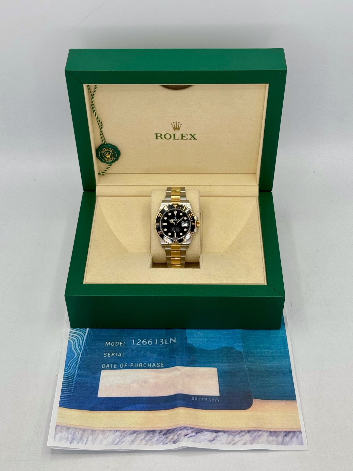 2020 Rolex Submariner 41mm 126613LN Two-Tone Black Dial