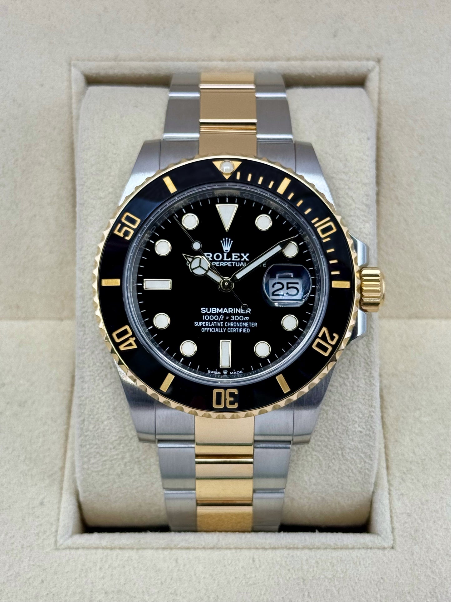 2020 Rolex Submariner 41mm 126613LN Two-Tone Black Dial
