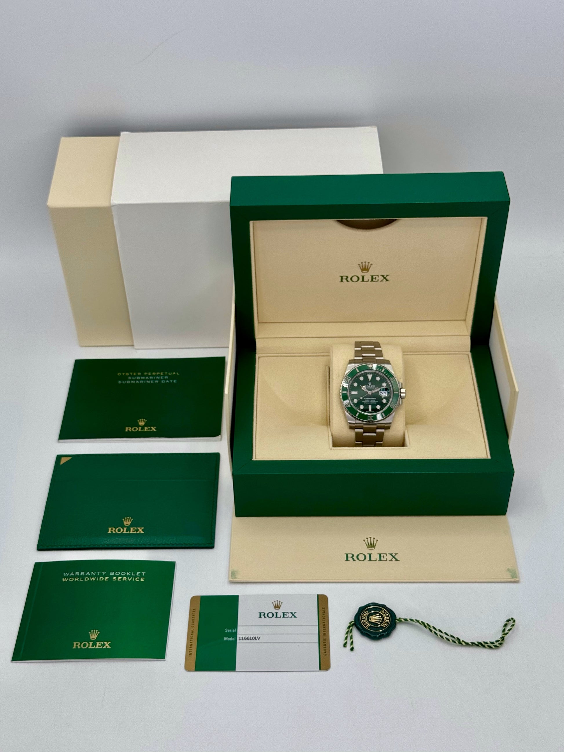 2019 Rolex Submariner “Hulk” 40mm 116610LV Green Dial - MyWatchLLC
