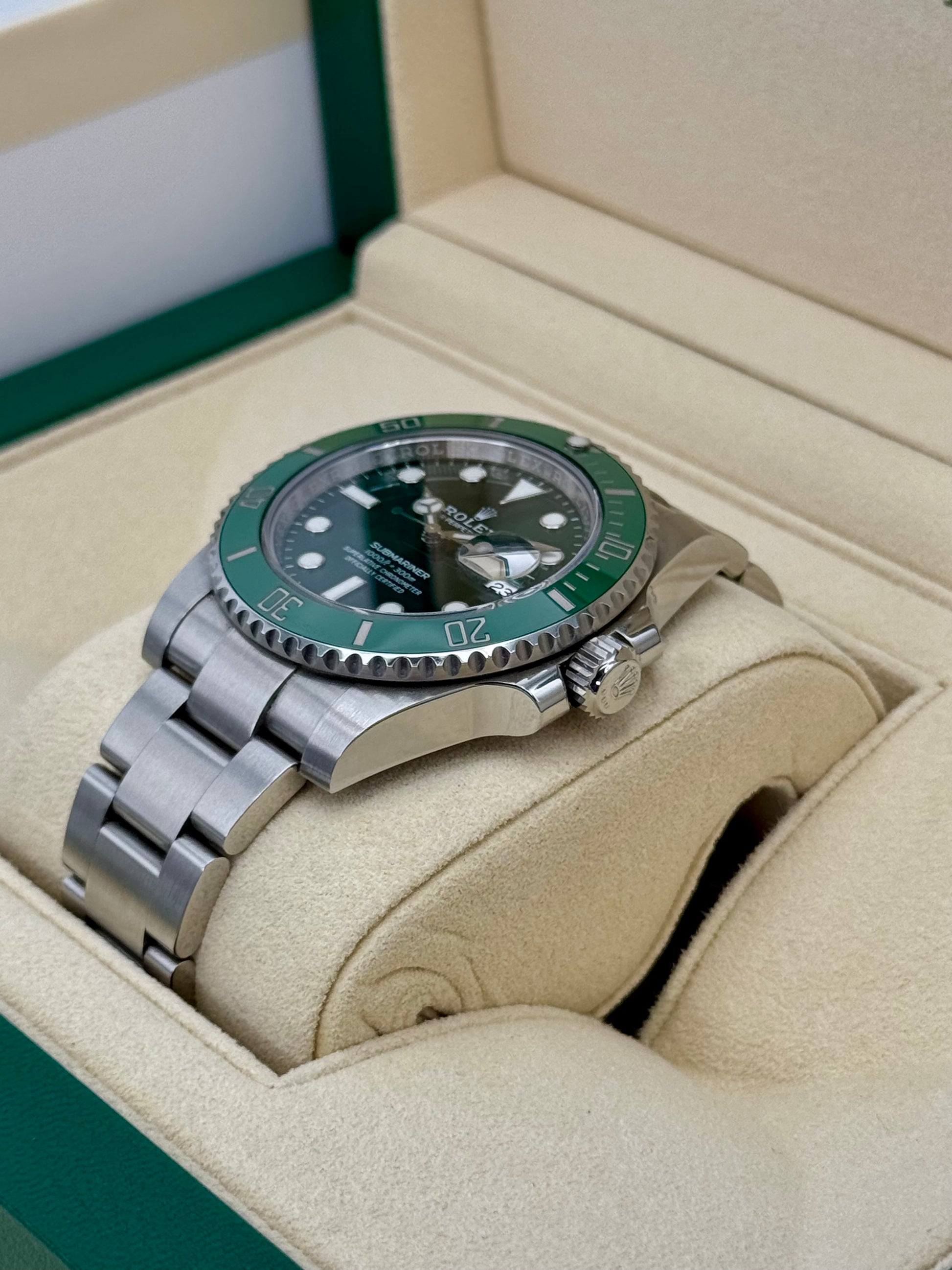 2019 Rolex Submariner “Hulk” 40mm 116610LV Green Dial - MyWatchLLC