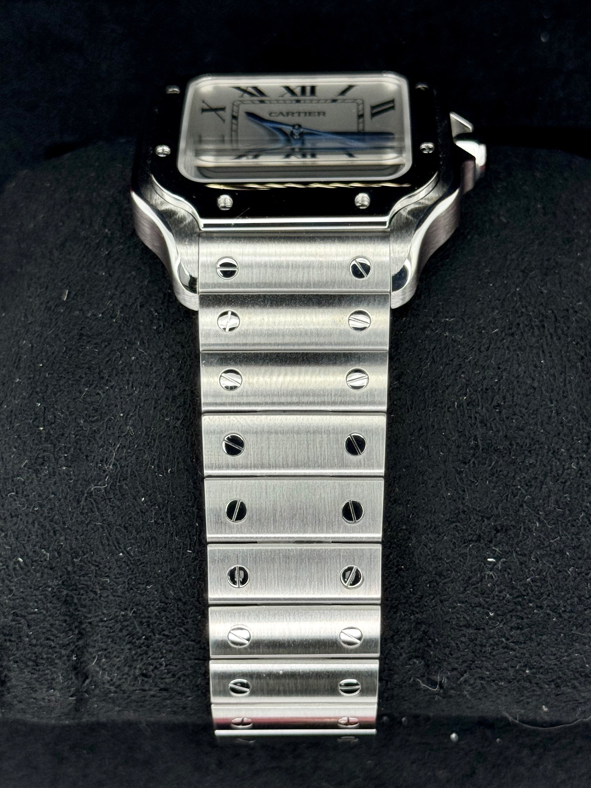 Santos De Cartier 39.8mm WSSA0018 Stainless Steel White Dial - MyWatchLLC