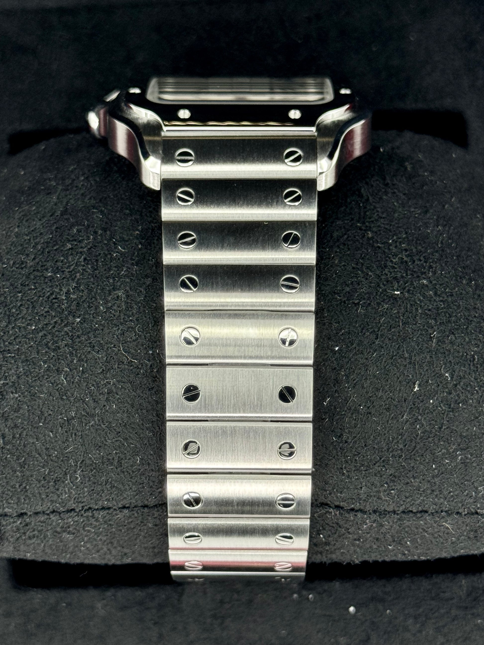 Santos De Cartier 39.8mm WSSA0018 Stainless Steel White Dial - MyWatchLLC