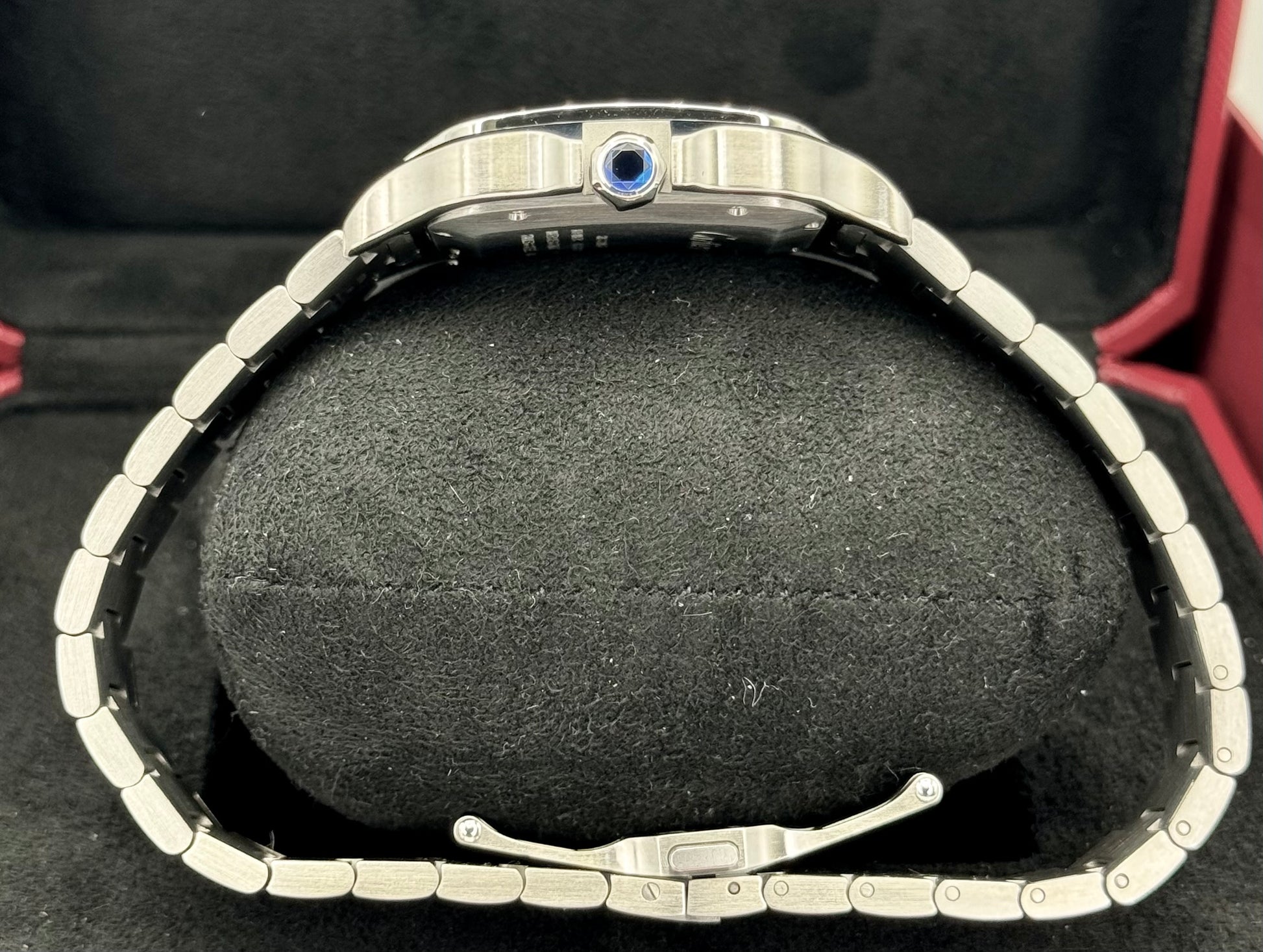 Santos De Cartier 39.8mm WSSA0018 Stainless Steel White Dial - MyWatchLLC