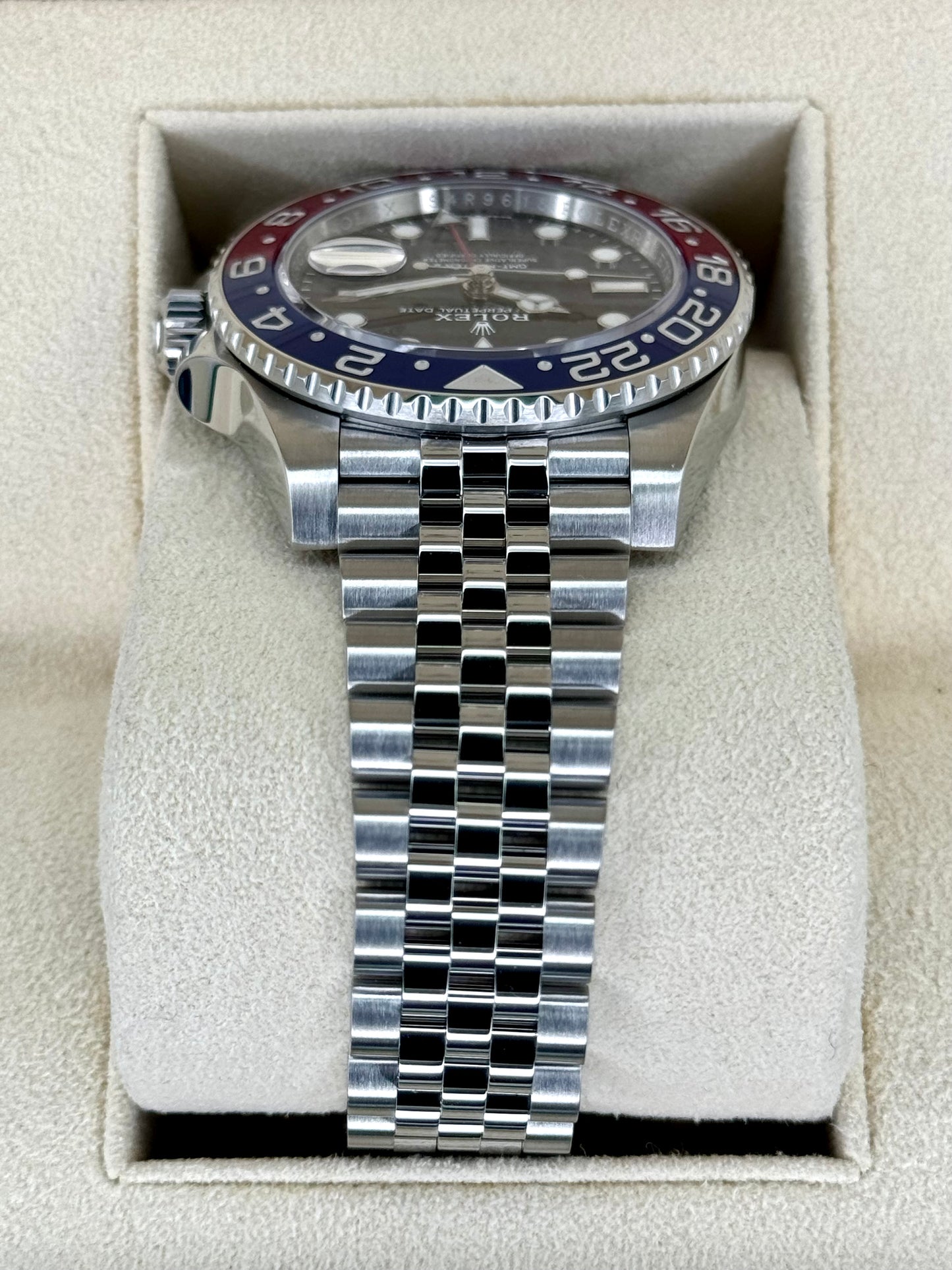 2022 Rolex GMT-Master II "Pepsi" 40mm 126710BLRO Jubilee Black Dial - MyWatchLLC