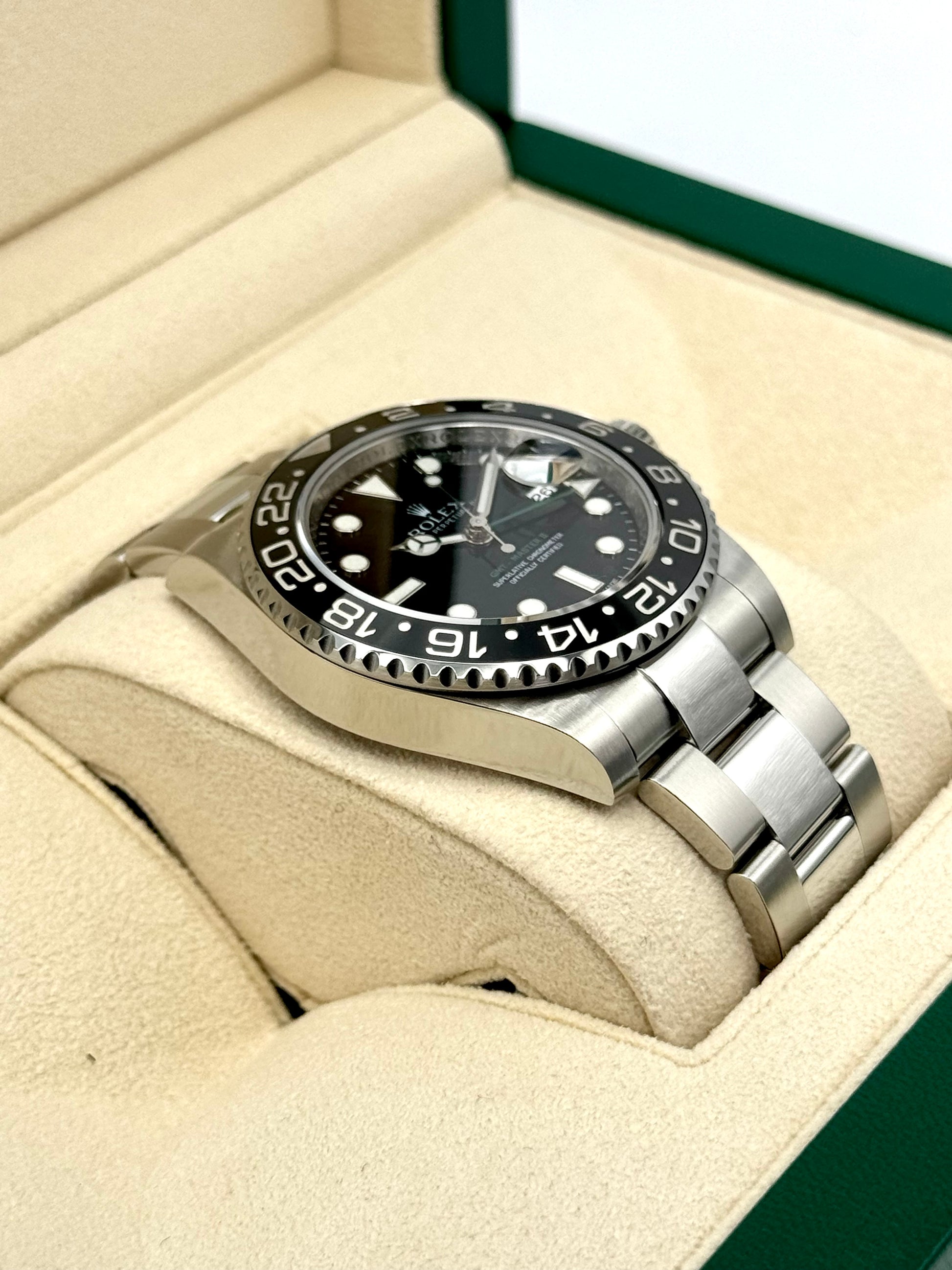 2015 Rolex GMT-Master II 40mm 116710LN Stainless Steel Black Dial - MyWatchLLC