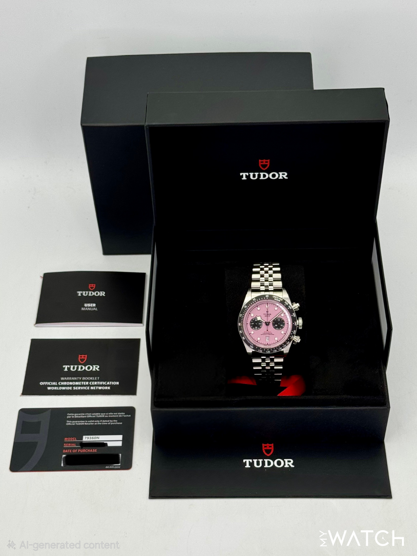 NEW 2025 Tudor Black Bay Chrono 41mm 79360N Pink Dial