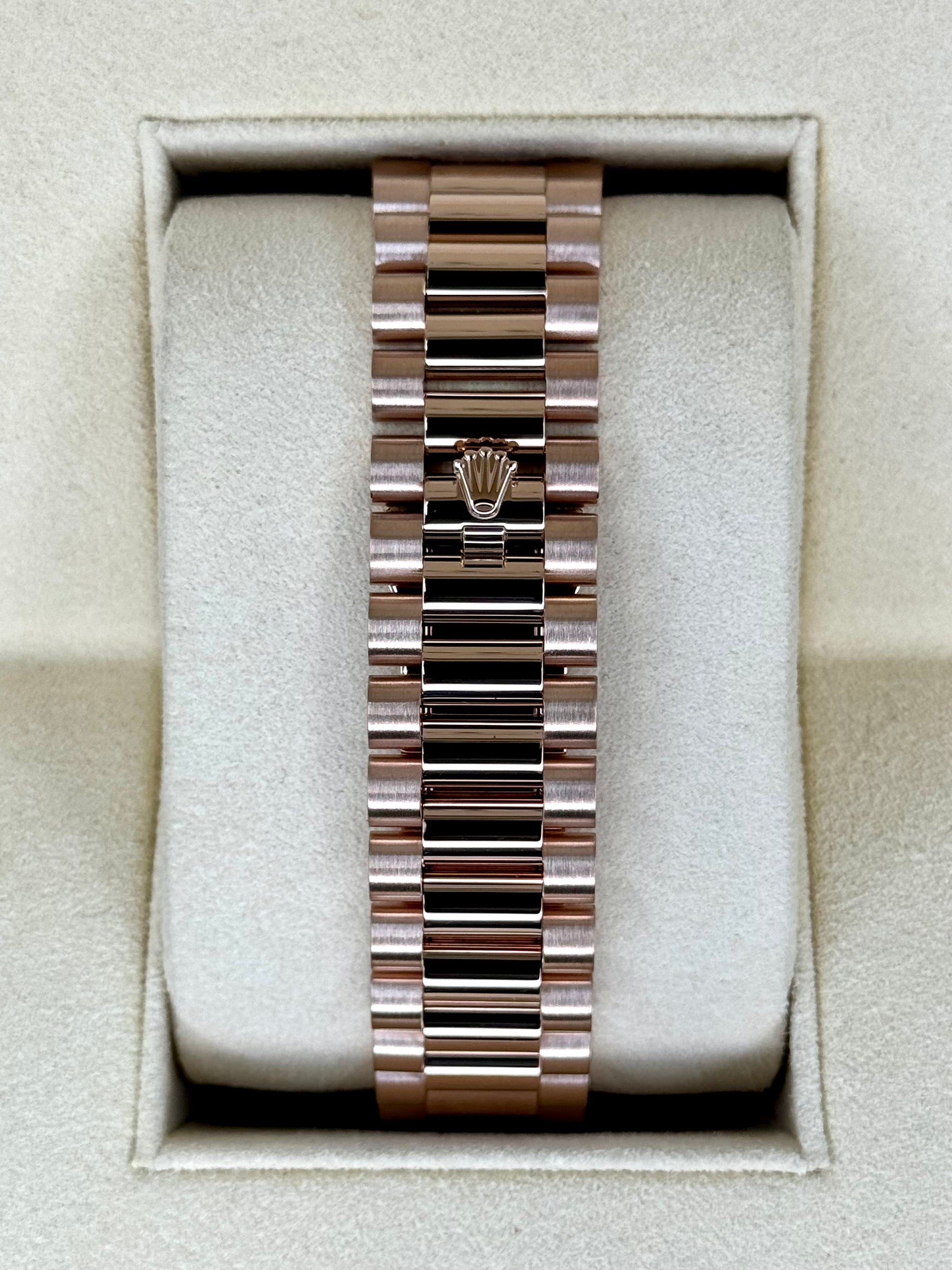2019 Rolex Day-Date 40mm 228235 Presidential Rose Gold Olive Dial - MyWatchLLC