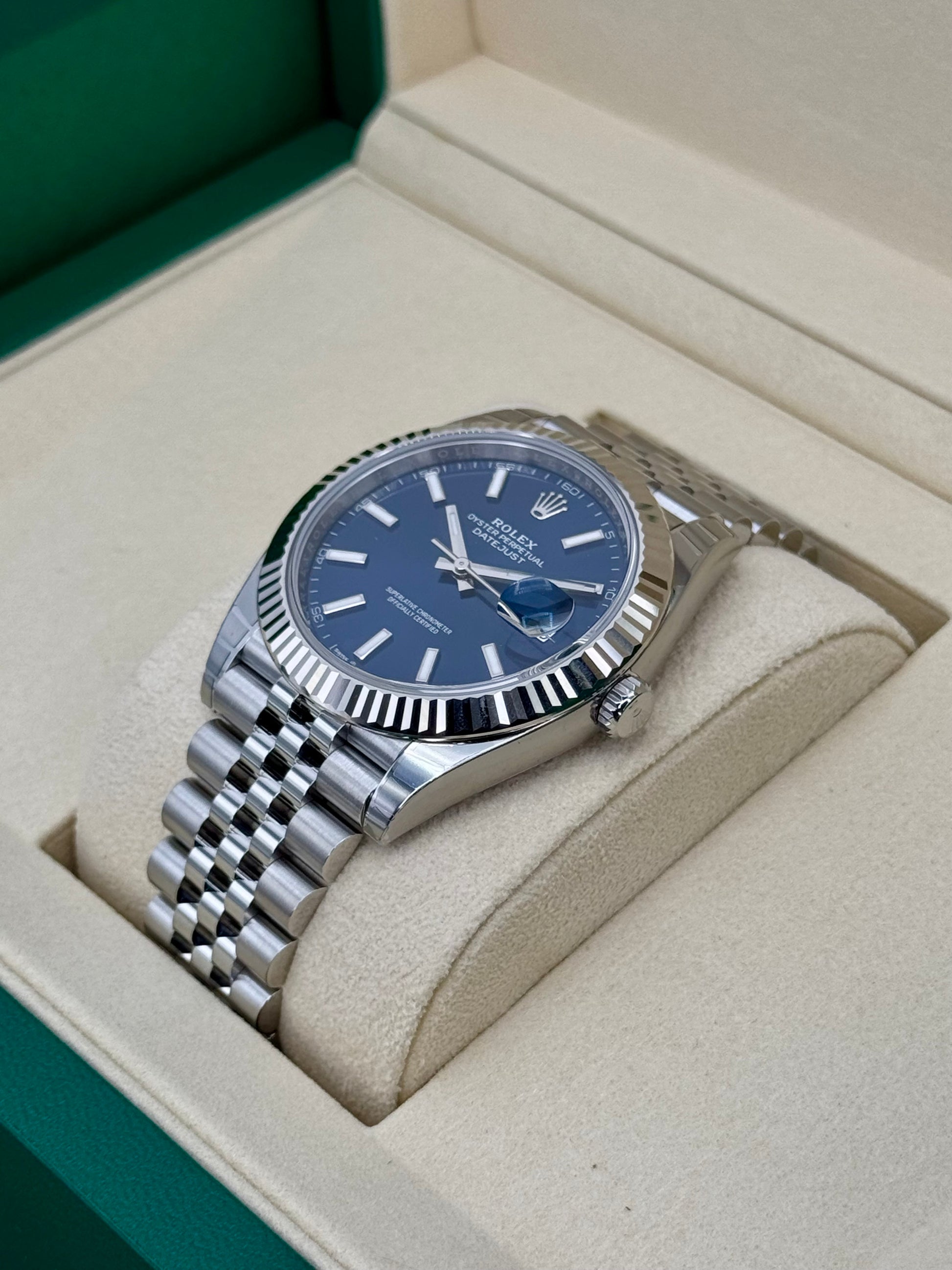 NEW 2025 Rolex Datejust 41mm 126334 Stainless Steel Jubilee Blue Dial - MyWatchLLC