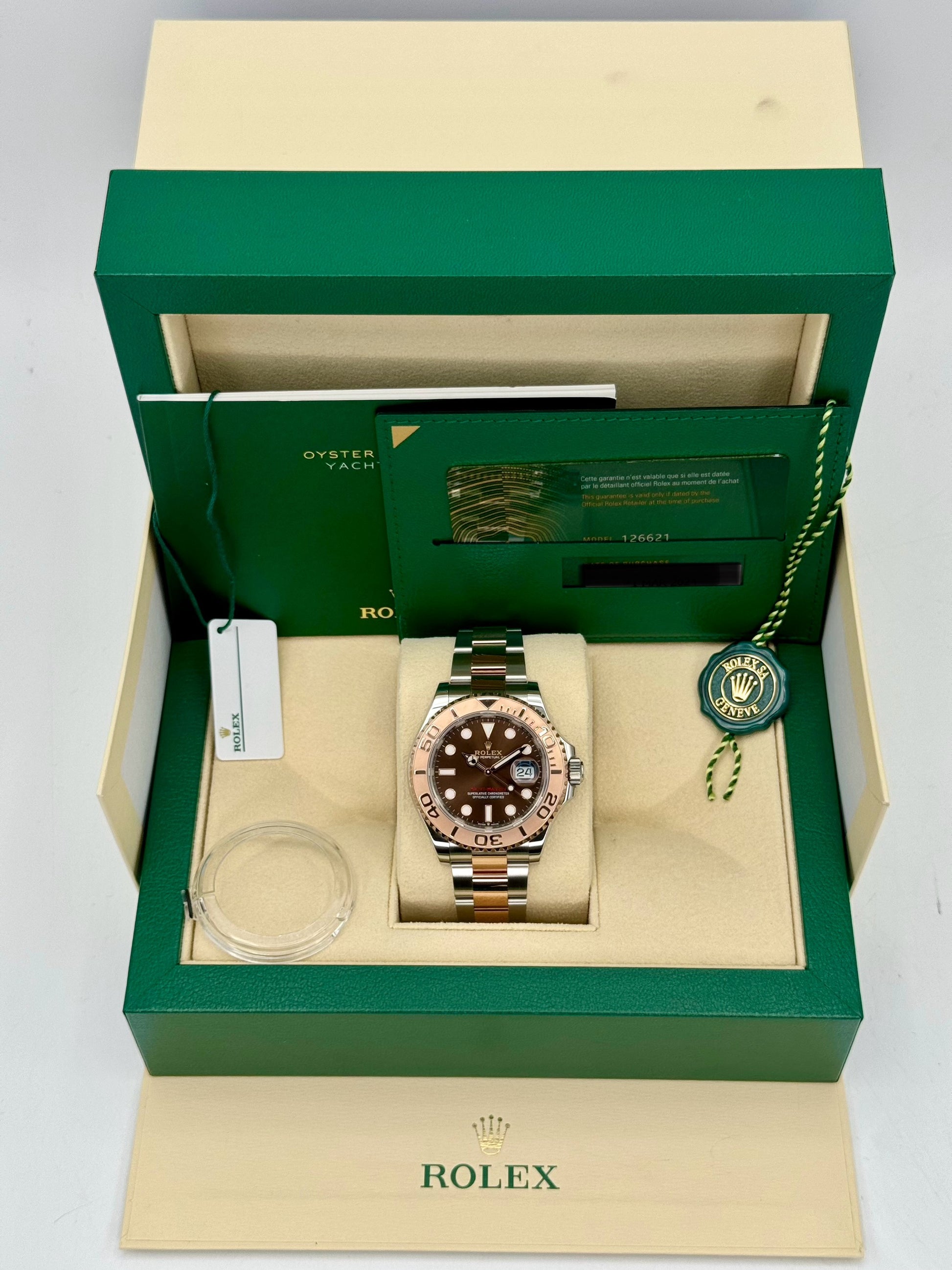 2024 Rolex Yacht-Master 40mm 126621 Two-Tone Chocolate Dial - MyWatchLLC