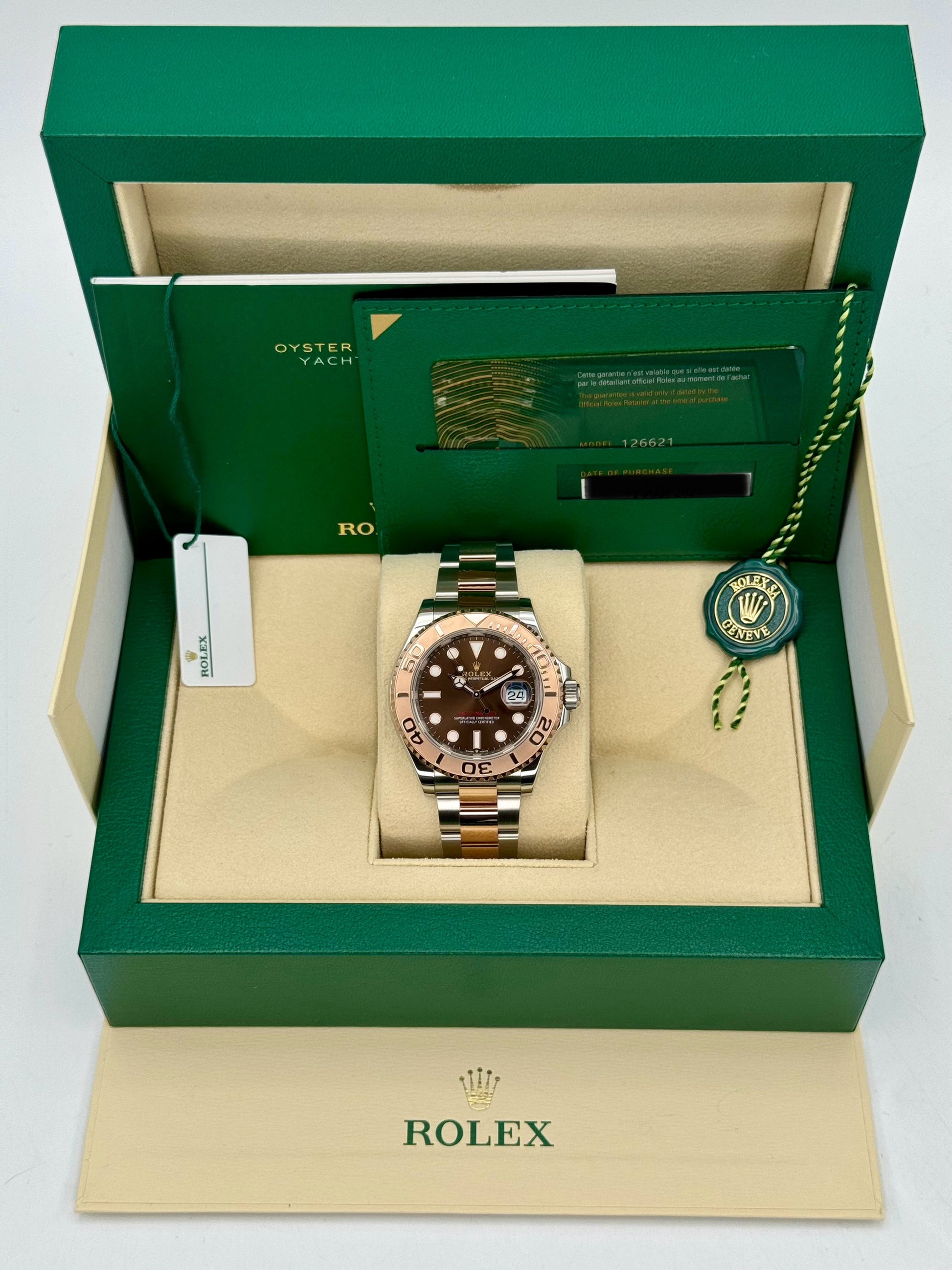 2024 Rolex Yacht-Master 40mm 126621 Two-Tone Chocolate Dial - MyWatchLLC