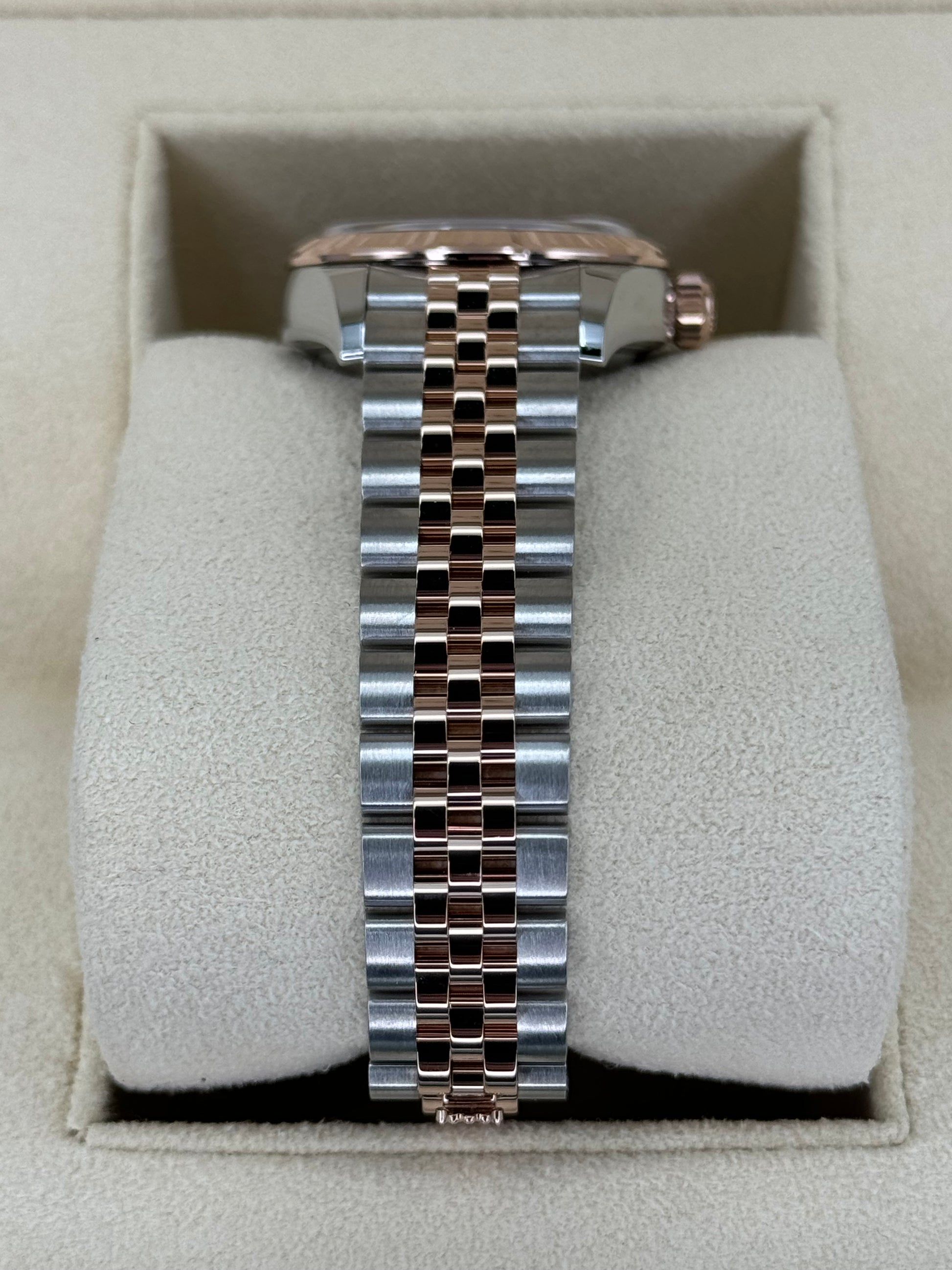 NEW 2023 Rolex Lady-Datejust 28mm 279171 Two-Tone Jubilee White Dial - MyWatchLLC