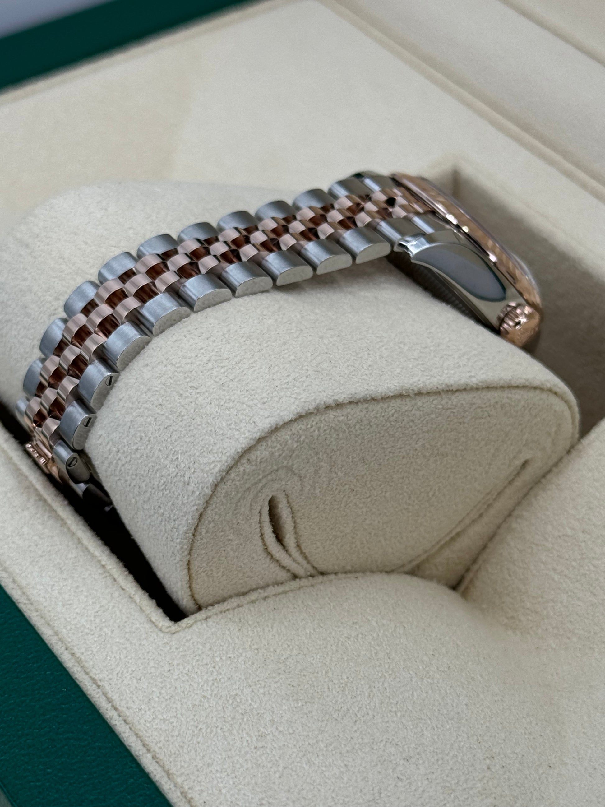 NEW 2023 Rolex Lady-Datejust 28mm 279171 Two-Tone Jubilee White Dial - MyWatchLLC